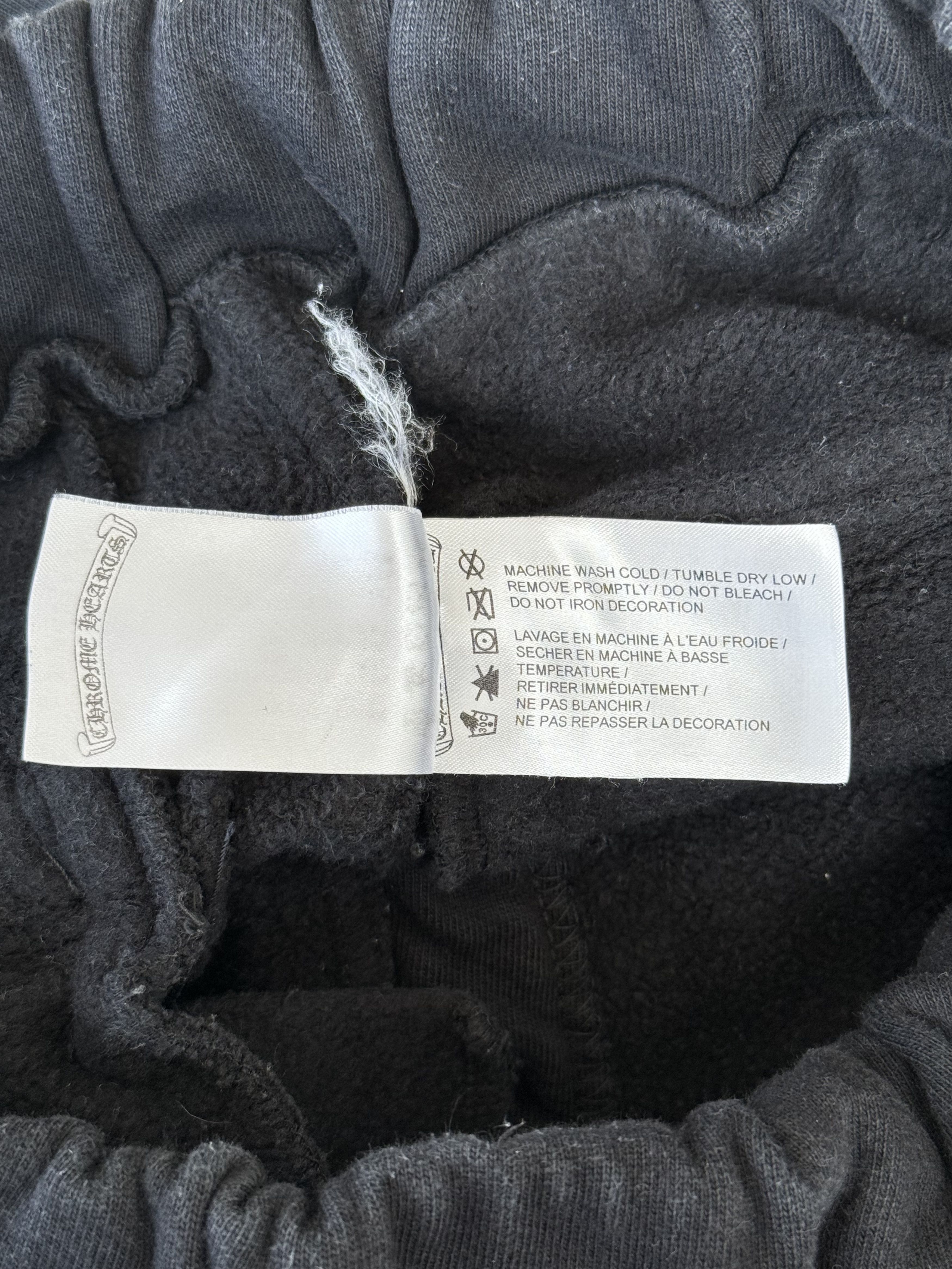 Chrome Hearts Black & White Horseshoe Logo Thermal Sweatpants Size US 32 / EU 48 - 4 Thumbnail