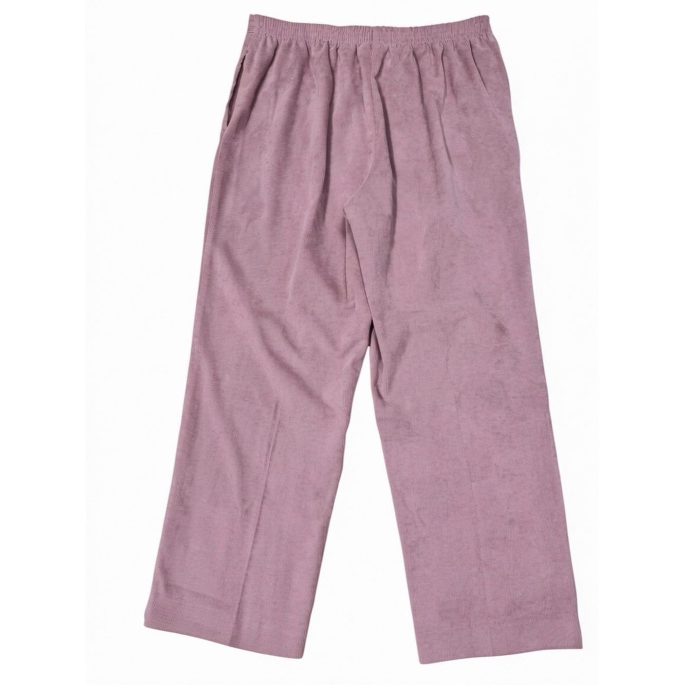 Other Alfred Dunner Sleek Corduroy Pull-on Pink Pants Size 14 Size 36" / US 14 / IT 50 - 3 Thumbnail