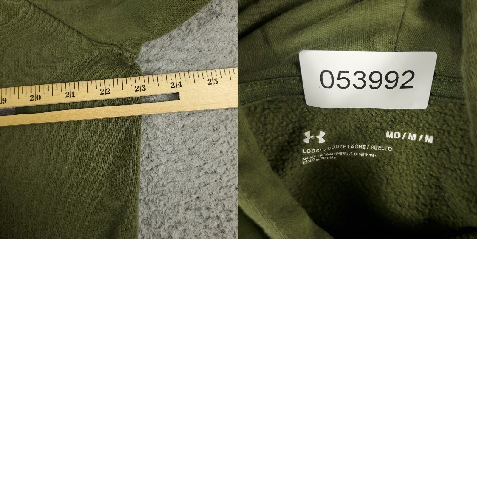 Under Armour Under Armour Hoodie Mens Medium Green Pullover Sweatshirt Sweater Size US M / EU 48-50 / 2 - 8 Thumbnail