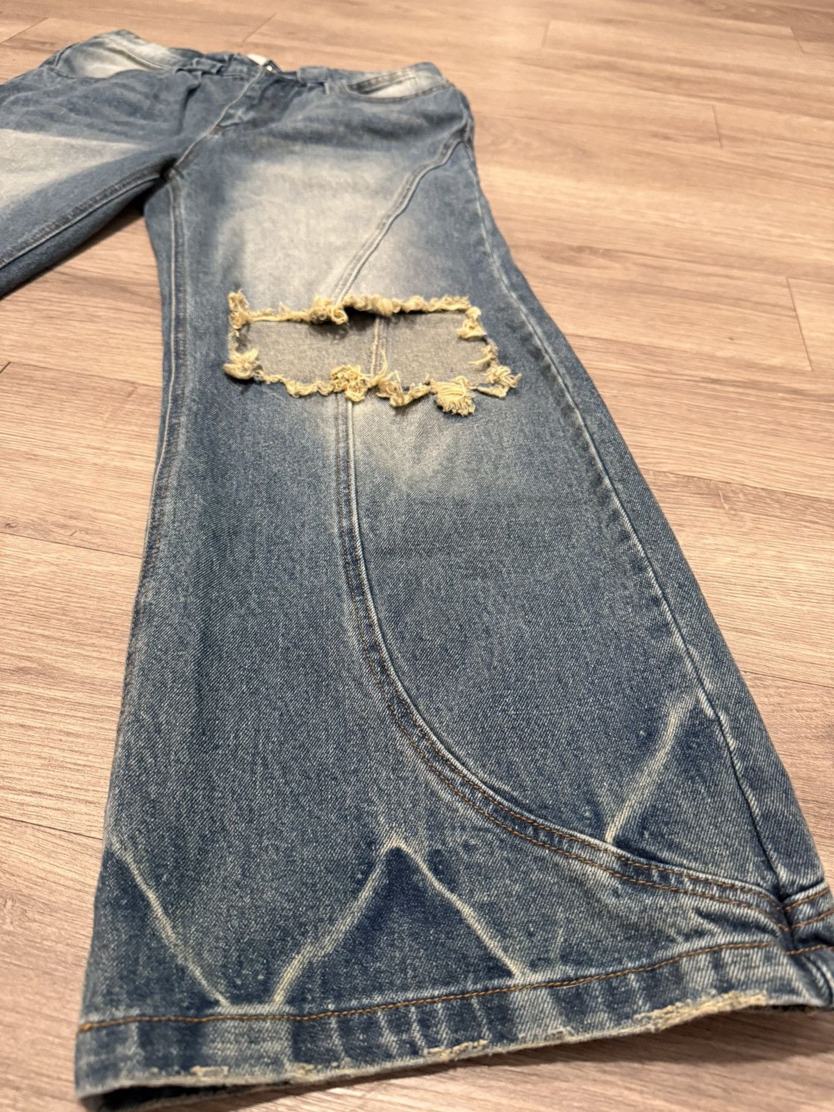 Other Neaux Doubt acid wash ripped denim Size US 34 / EU 50 - 9 Thumbnail