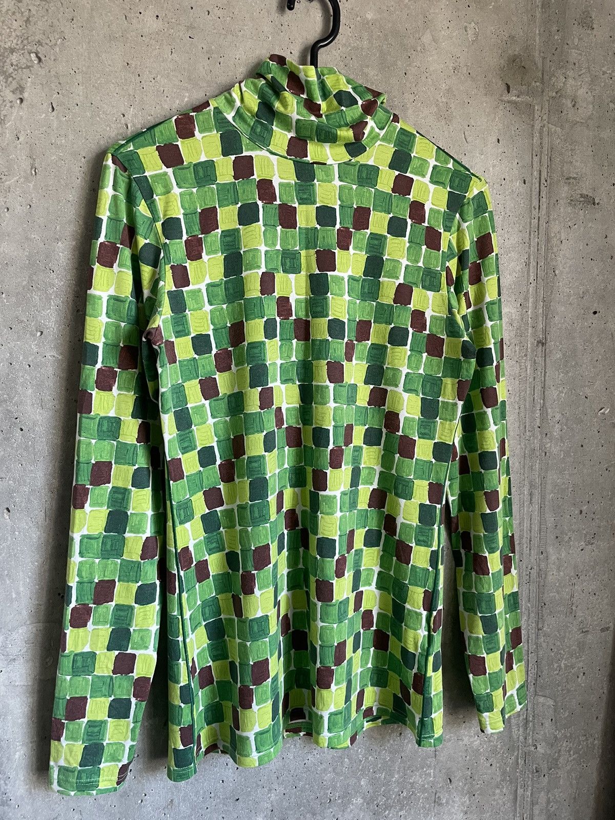 Marni × Uniqlo Rare Marni X Uniqlo Abstraction Heattech Turtleneck Y2k Size US M / EU 48-50 / 2 - 3 Thumbnail