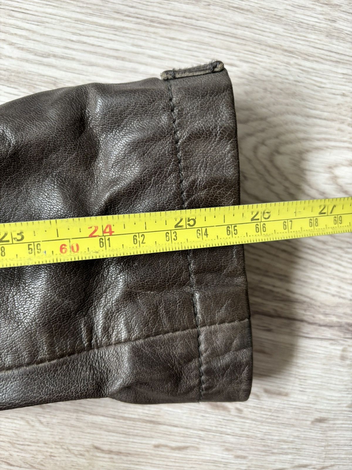 Allsaints AllSaints Conroy Leather Biker Jacket Men Size S Brown Moto Size US S / EU 44-46 / 1 - 11 Thumbnail