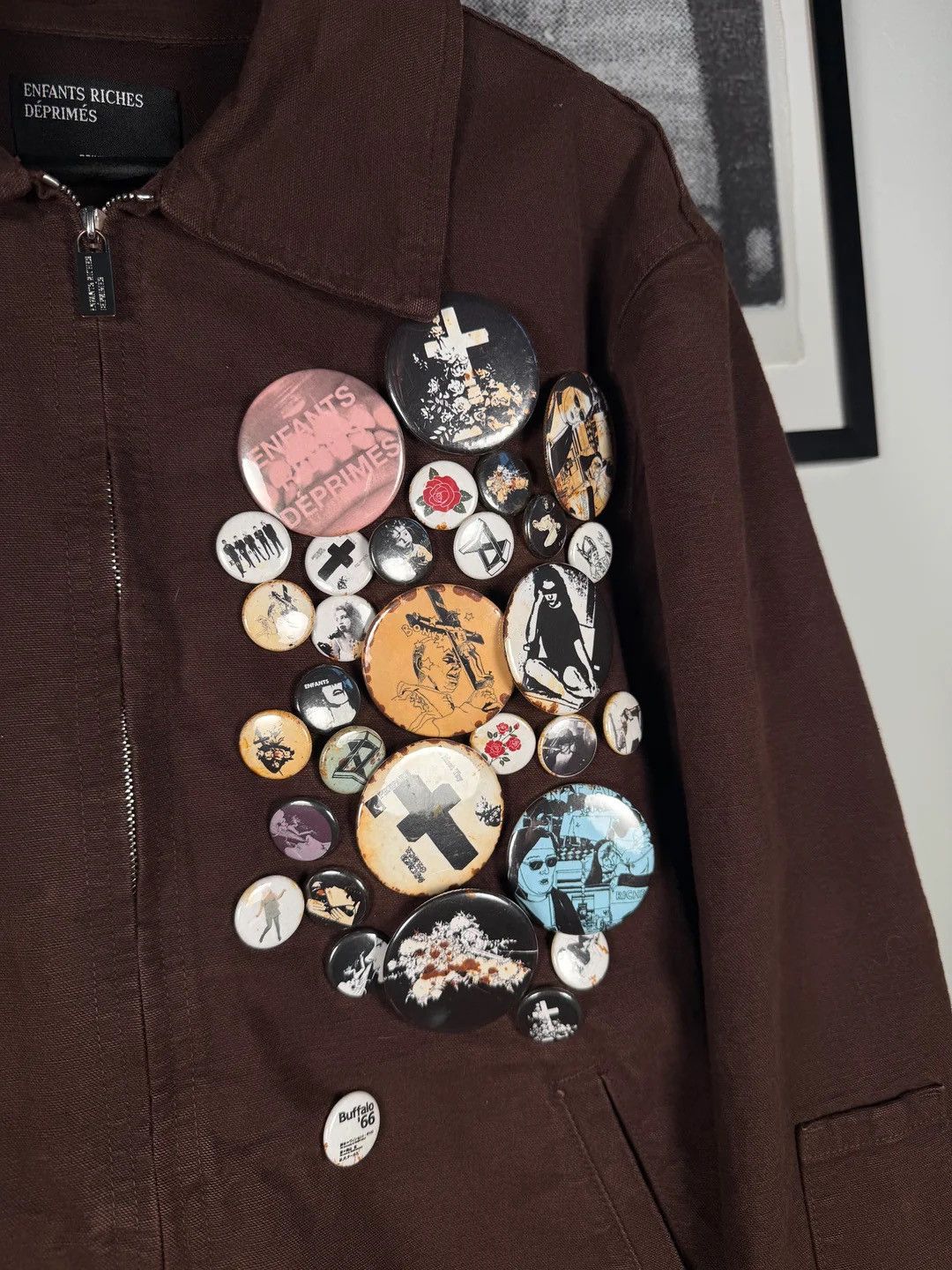 Enfants Riches Deprimes 🚭 OG RELEASE 🚭 RUNWAY 33+ PIN BUFFALO ‘66 FADED JACKET Size US L / EU 52-54 / 3 - 4 Thumbnail