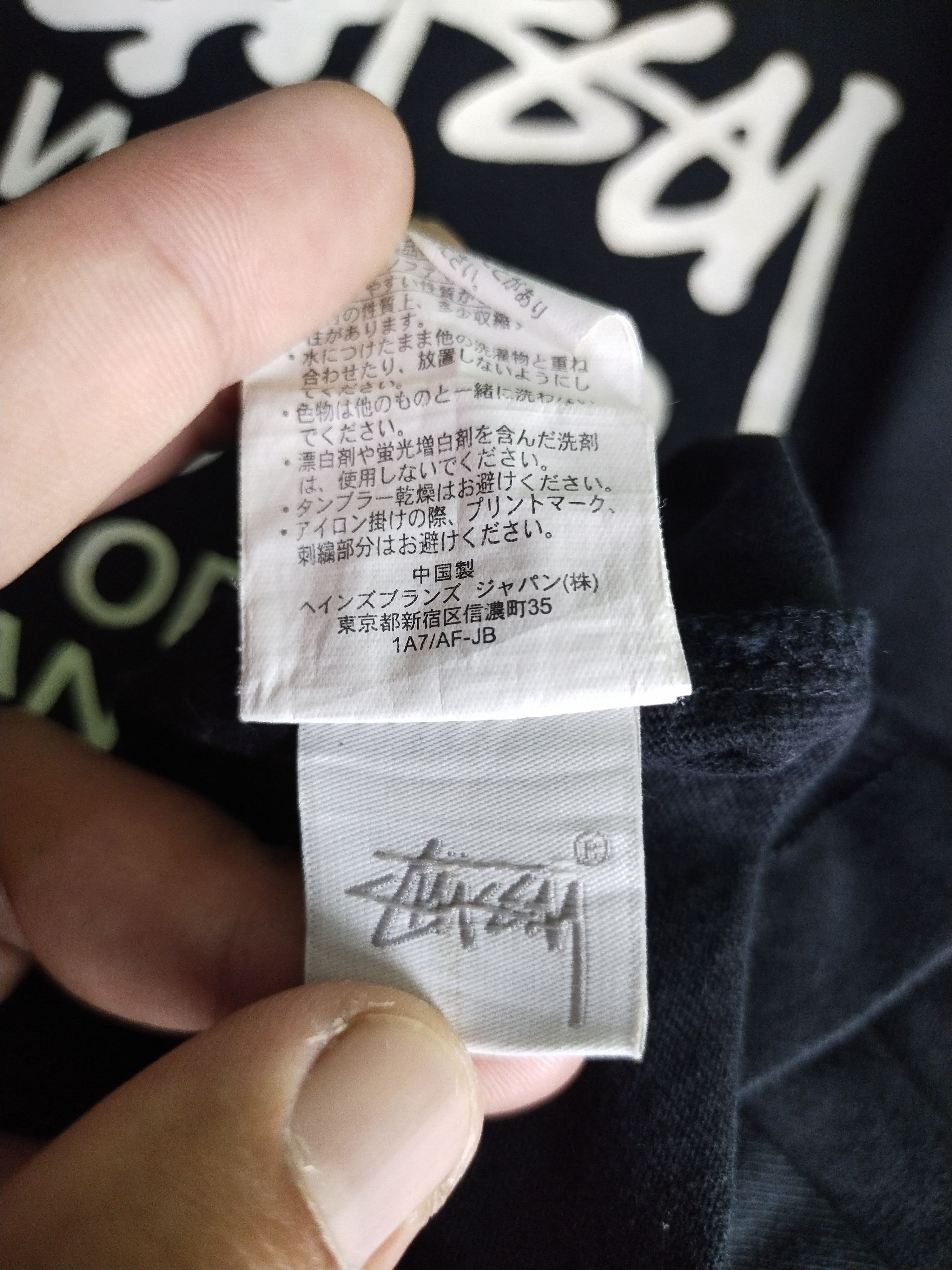 Champion × Stussy Vintage Stussy x Champion World Tour Black Tee Size US M / EU 48-50 / 2 - 11 Thumbnail