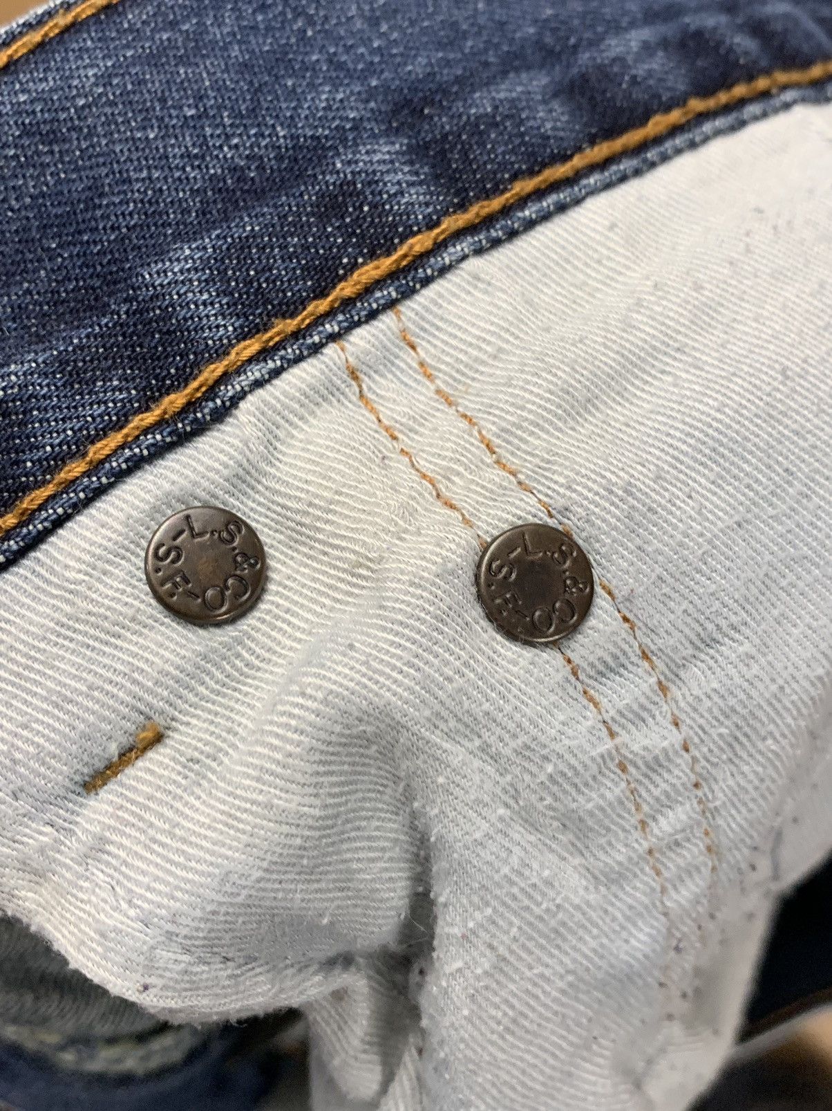Japanese Brand × Levi's Levi’s V23 Asian Denim Blue Distressed Jeans FCL16B Size US 36 / EU 52 - 7 Thumbnail