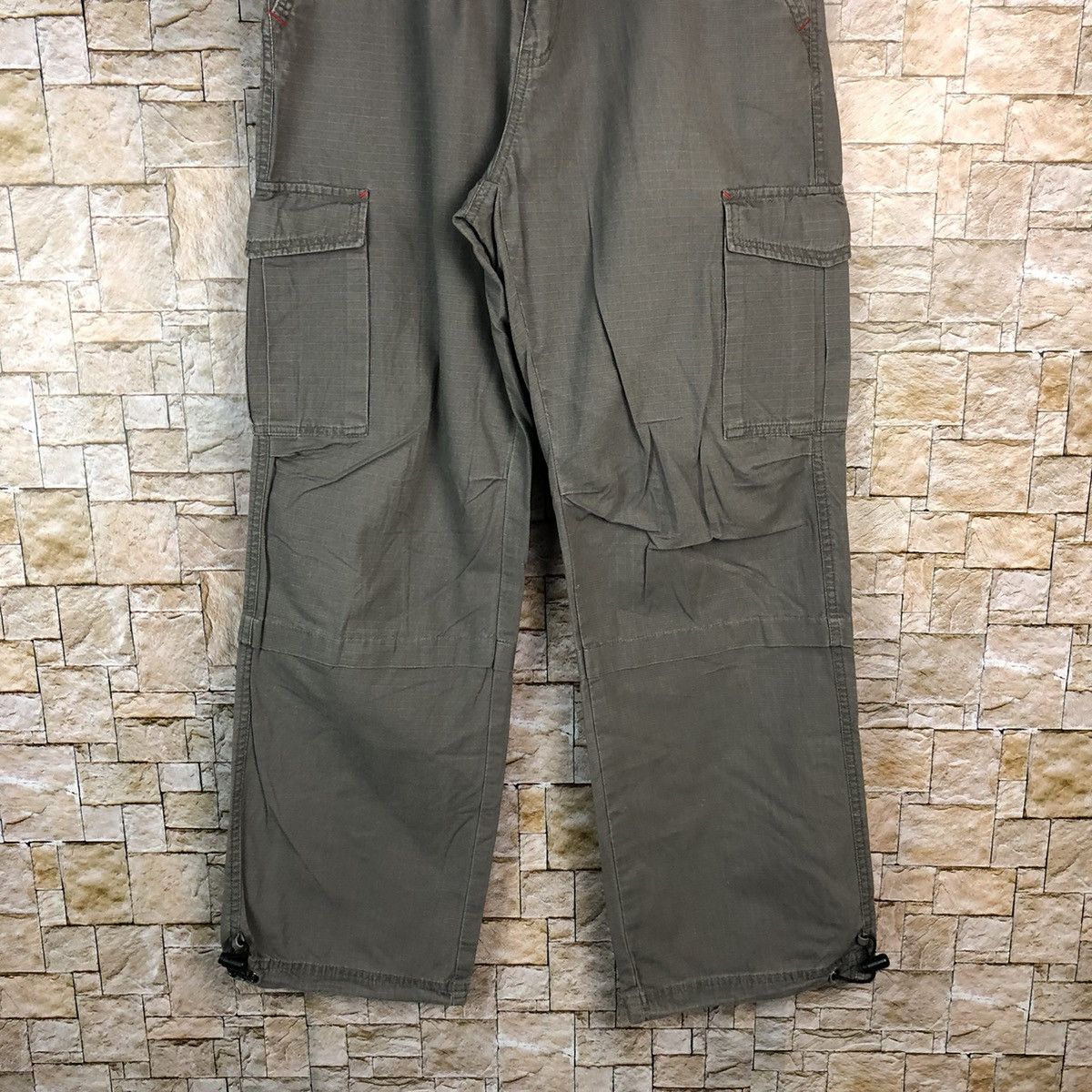 Japanese Brand Freude Grey utility tactical Cargo Multipocket Pants #A651 Size US 30 / EU 46 - 3 Thumbnail
