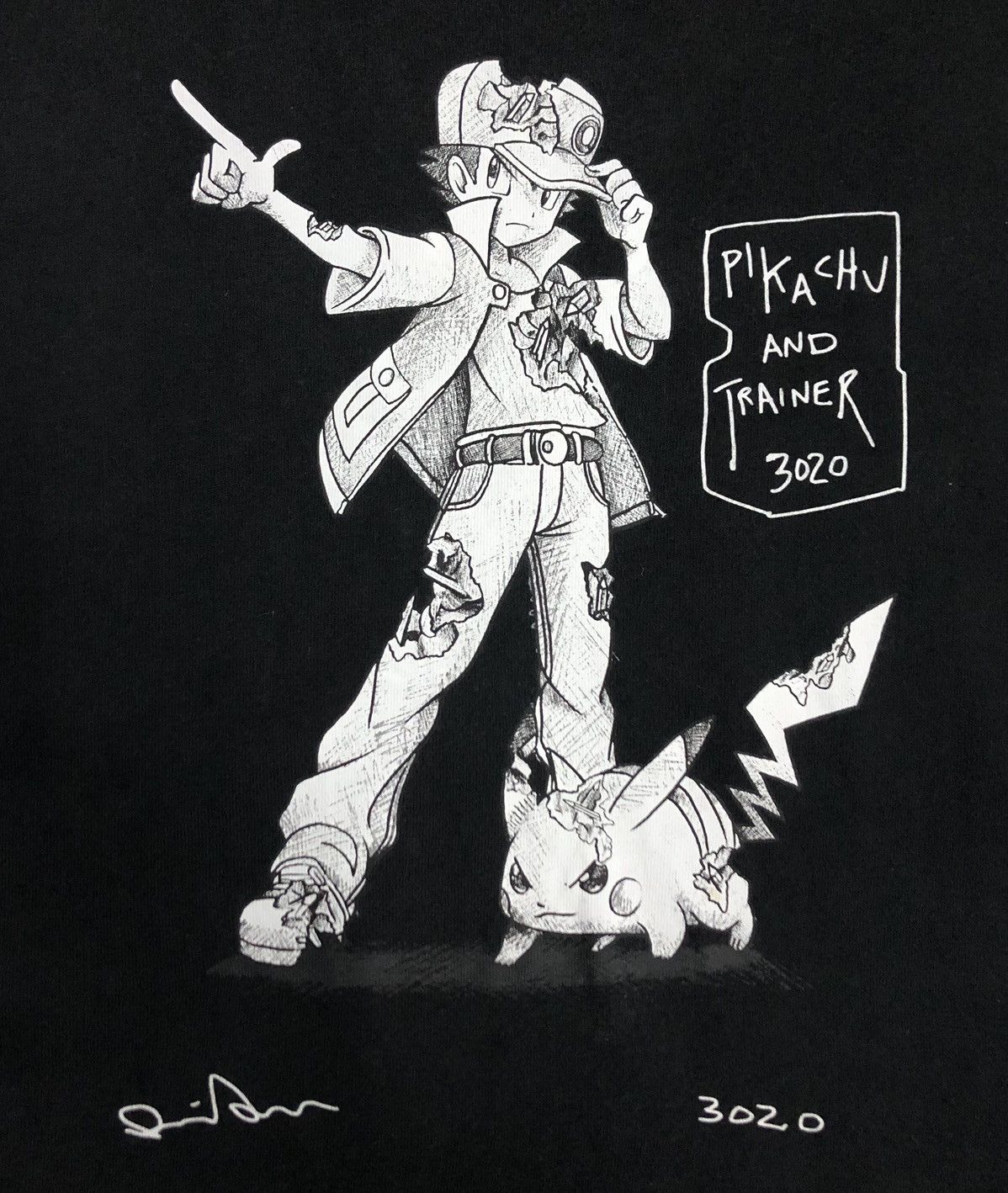 Uniqlo Uniqlo Nintendo Pokemon Pikachu And Trainer 3020 T-Shirt Size US L / EU 52-54 / 3 - 3 Thumbnail