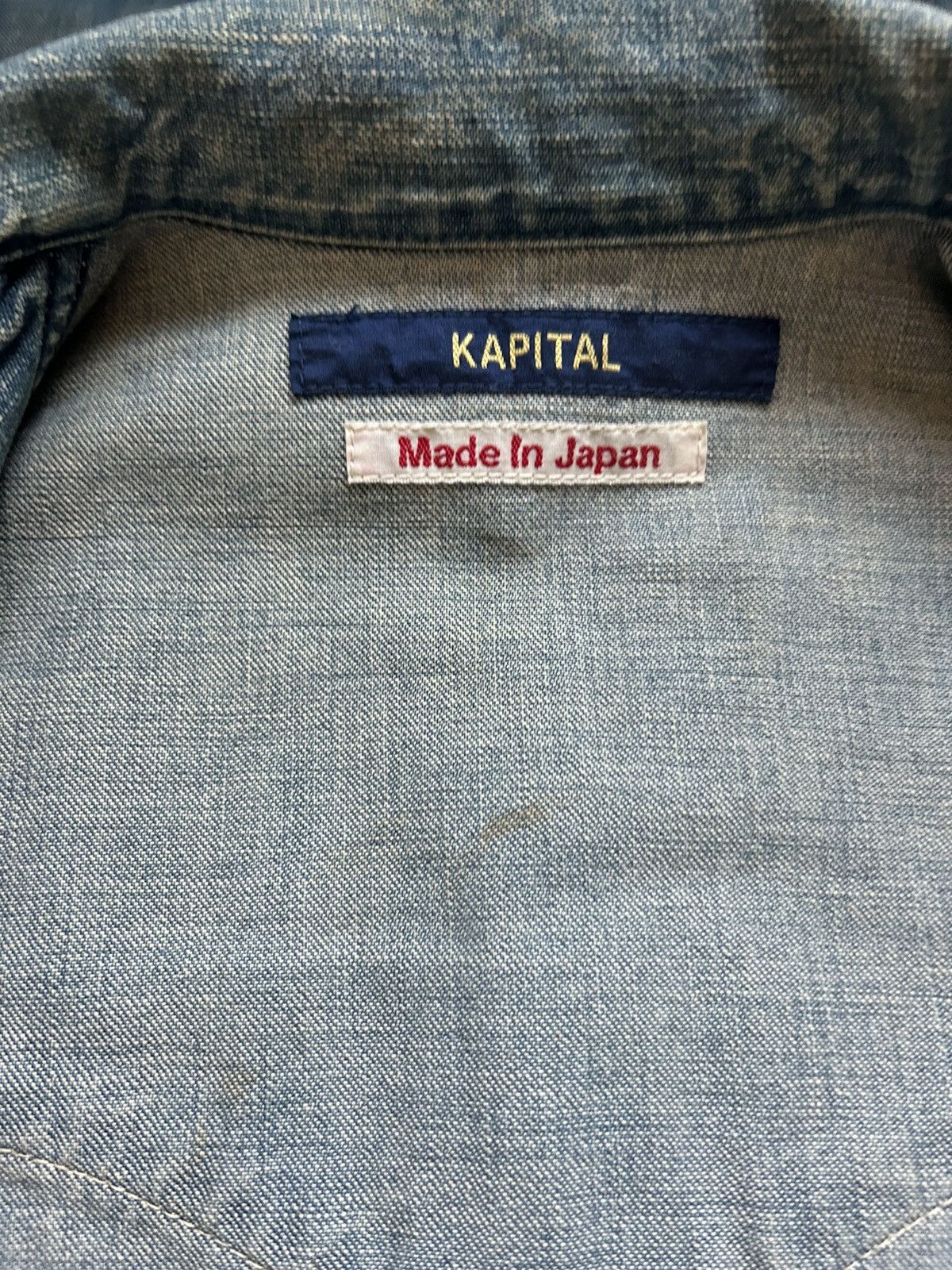 Kapital × Kapital Kountry Kapital damaged Studs coverall denim jacket Size US L / EU 52-54 / 3 - 16 Thumbnail