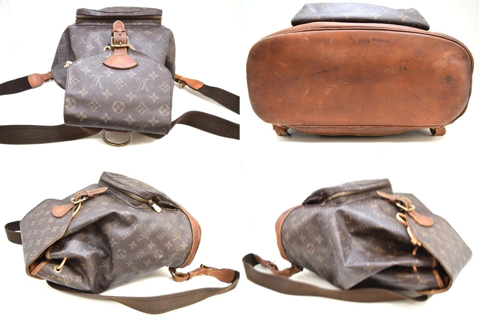 Louis Vuitton Louis Vuitton Montsouris GM Backpack Monogram Canvas M51135 Size ONE SIZE - 6 Thumbnail