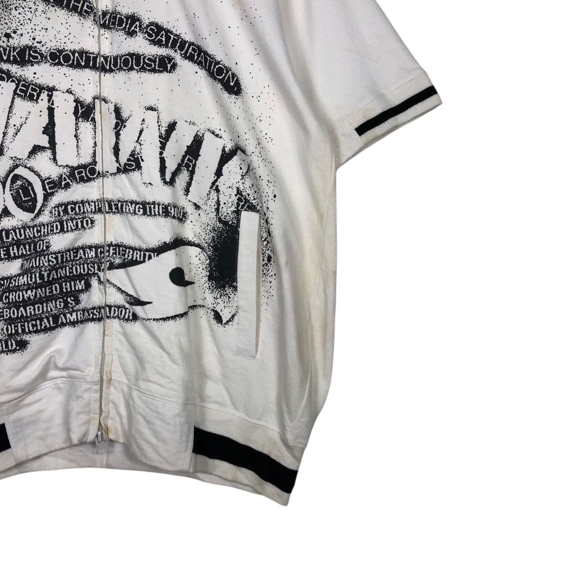 Hysteric Glamour 📌Vintage Half Zipper Sweatshirt Tony Hawk Big Logo Size US M / EU 48-50 / 2 - 6 Thumbnail