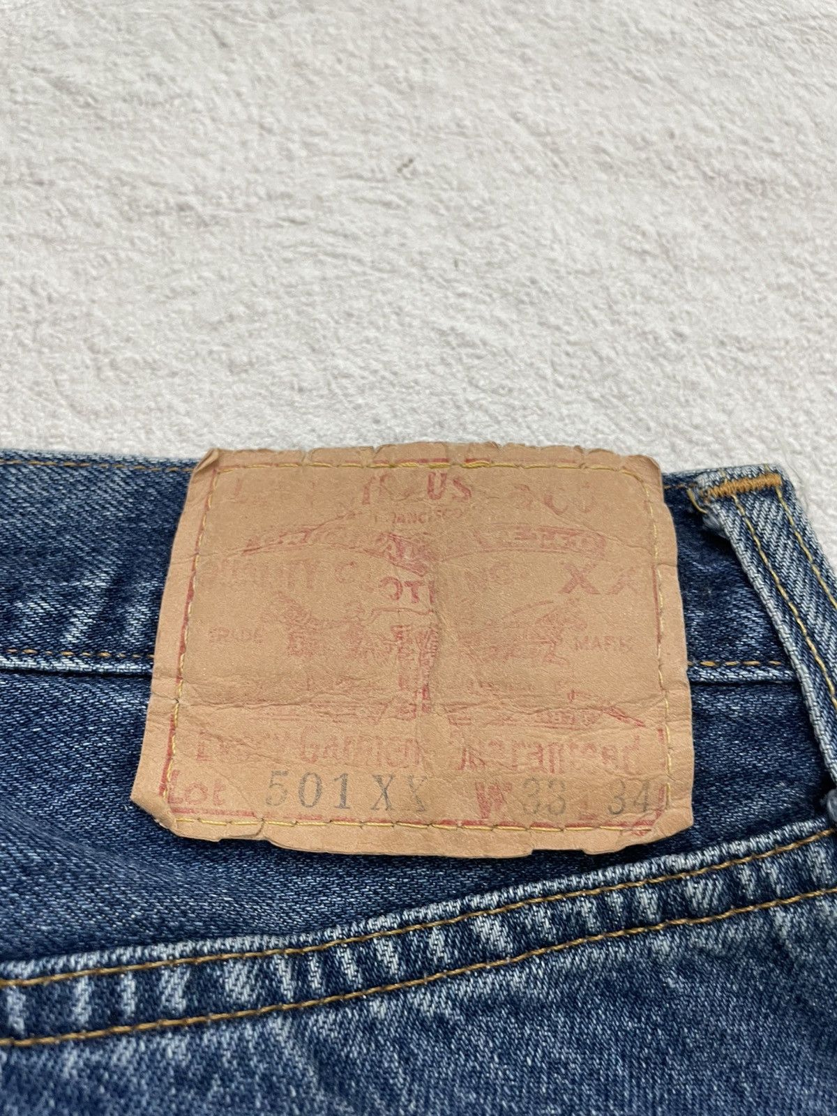 Levi's Levis 501 Vintage Blue Denim Washed Button Fly Size US 30 / EU 46 - 9 Thumbnail