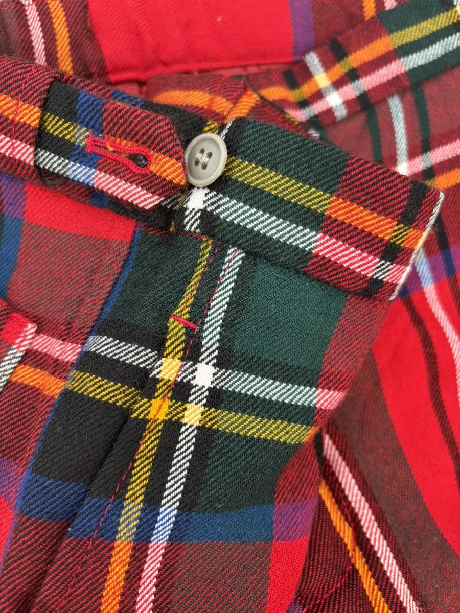 Comme des Garcons Homme Plus AD2000 Tartan Plaid Pants Size US 30 / EU 46 - 8 Thumbnail