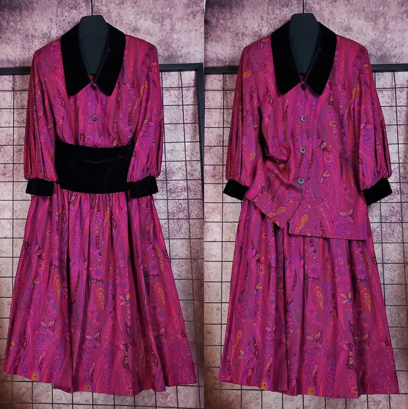 Yves Saint Laurent YSL Women's Short Sleeve Cardigan in Pink 0089 Size S / US 4 / IT 40 - 1 Thumbnail