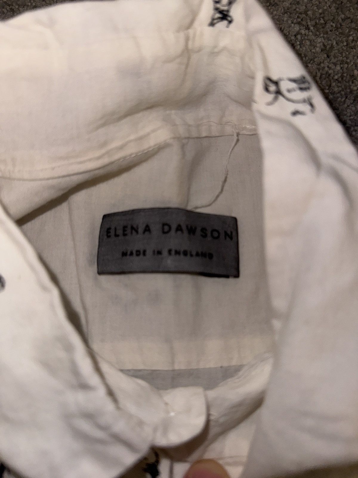 Elena Dawson Print light cotton shirt Size US M / EU 48-50 / 2 - 2 Thumbnail