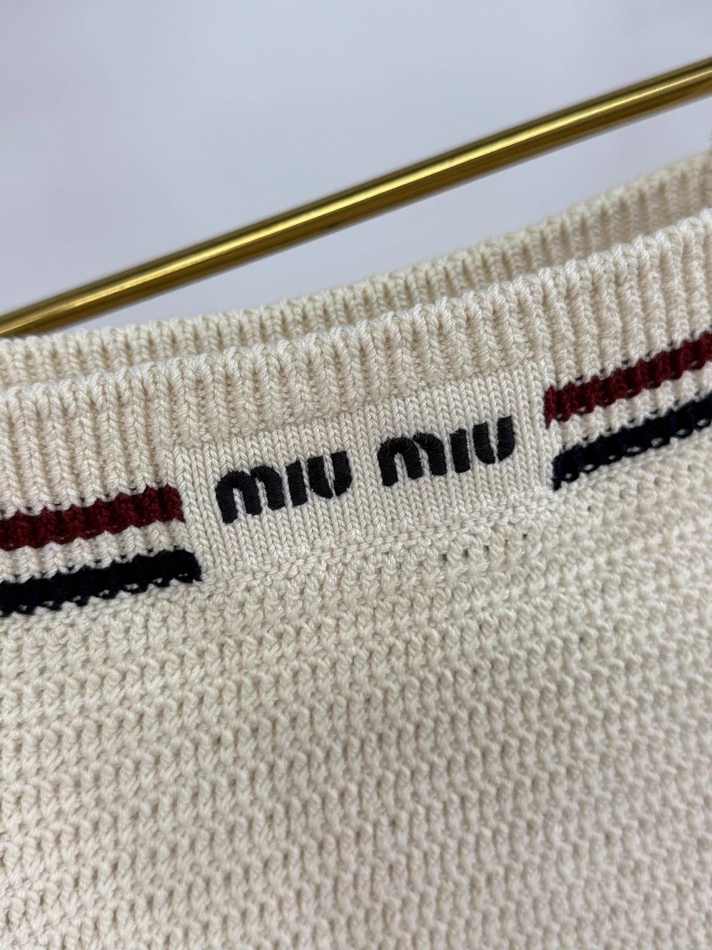 Miu Miu MIU MIU Knit Cami Top Size 38 New Size XS / US 0-2 / IT 36-38 - 3 Thumbnail