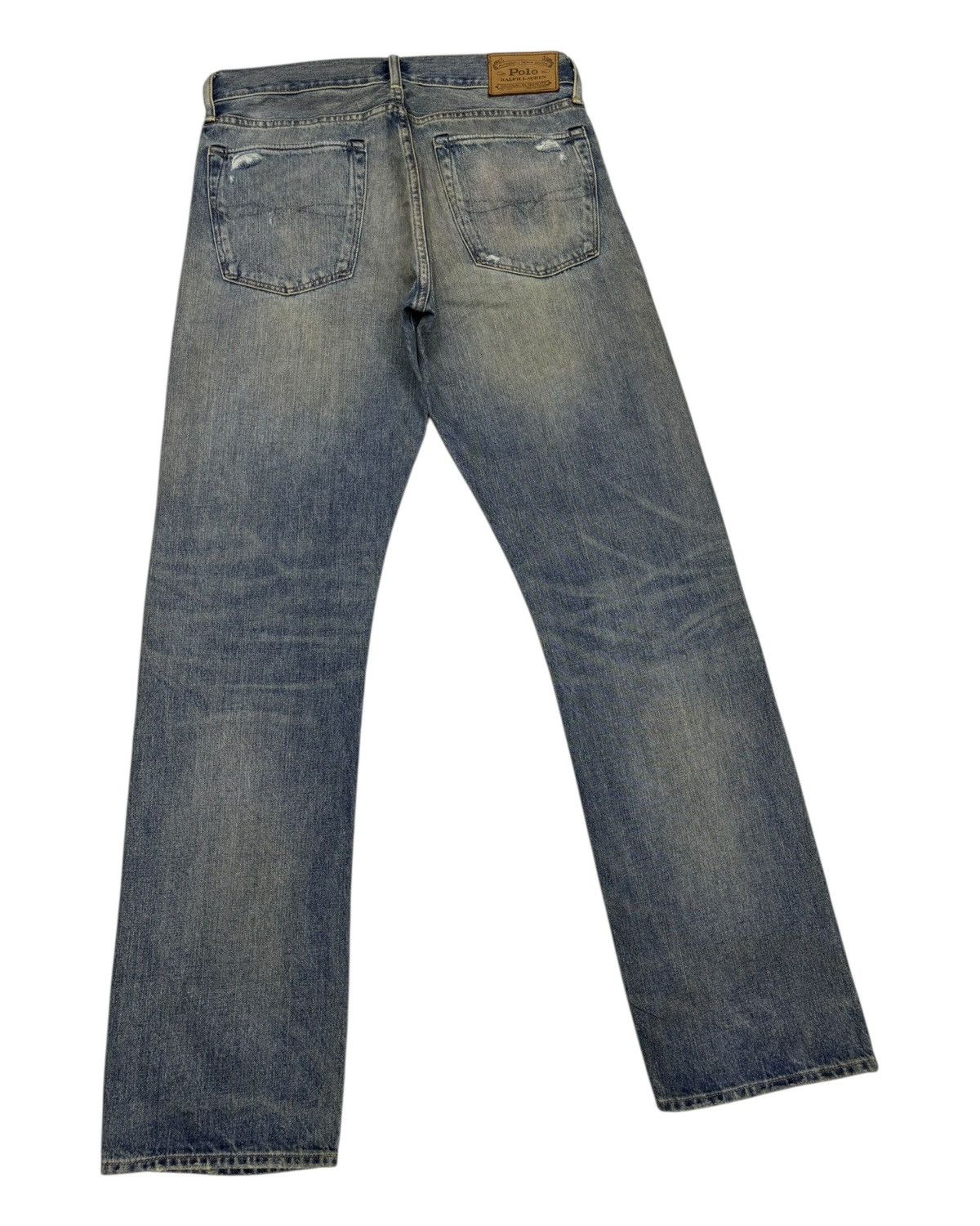 Kapital 🔥POLO RALPH LAUREN BORO MUD WASH DISTRESSED DENIM JEANS Size US 34 / EU 50 - 7 Thumbnail