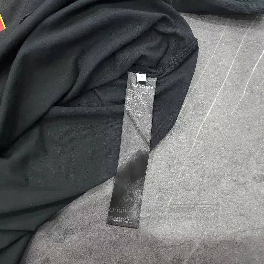 Balenciaga Balenciaga Rock Inkjet Flame Destruction Letter Logo Short Size US L / EU 52-54 / 3 - 6 Thumbnail
