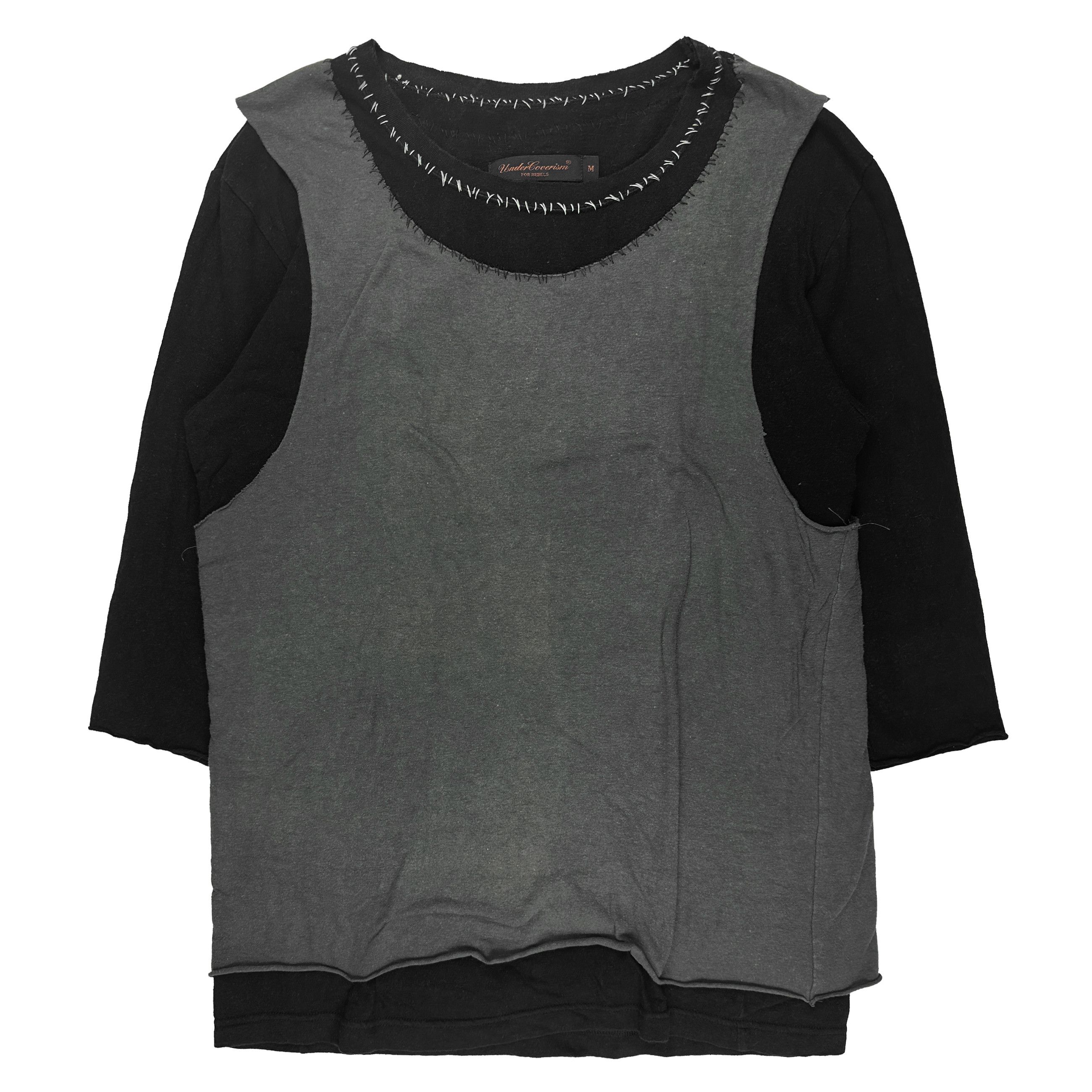 Undercover SS03 Black Hybrid 3/4 Sleeve Size US M / EU 48-50 / 2 - 1 Thumbnail