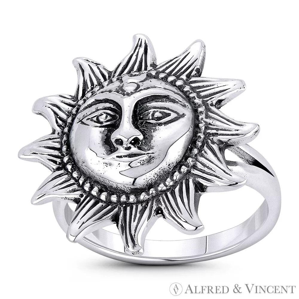 Other Sun Face Incan Mayan Tribal Astrological Ring Size ONE SIZE - 1 Preview