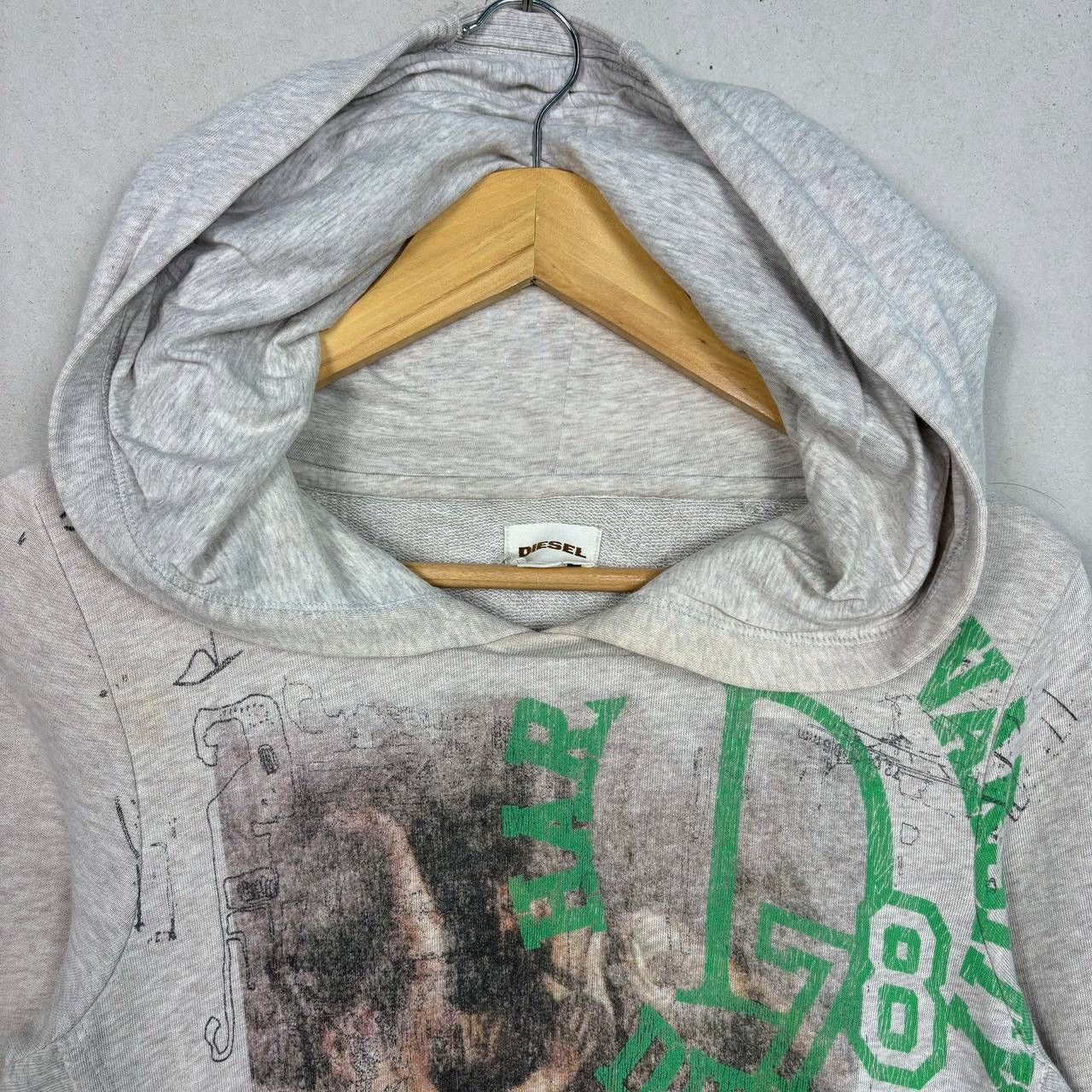 Diesel Vintage Diesel Graphic Zip Hoodie Size US XS / EU 42 / 0 - 9 Thumbnail