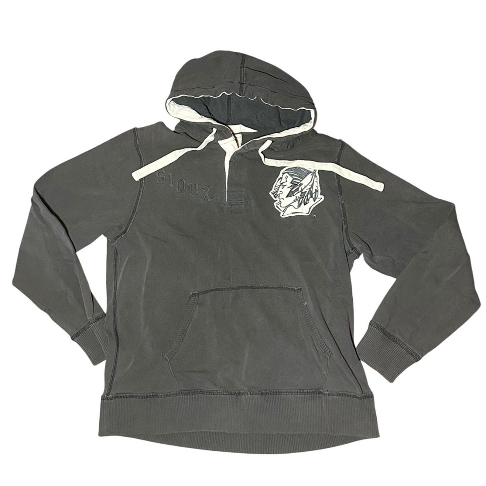 47 Brand 47 Brand Sioux Grey Rugby‎ Hoodie Pullover Medium Size M / US 6-8 / IT 42-44 - 1 Thumbnail