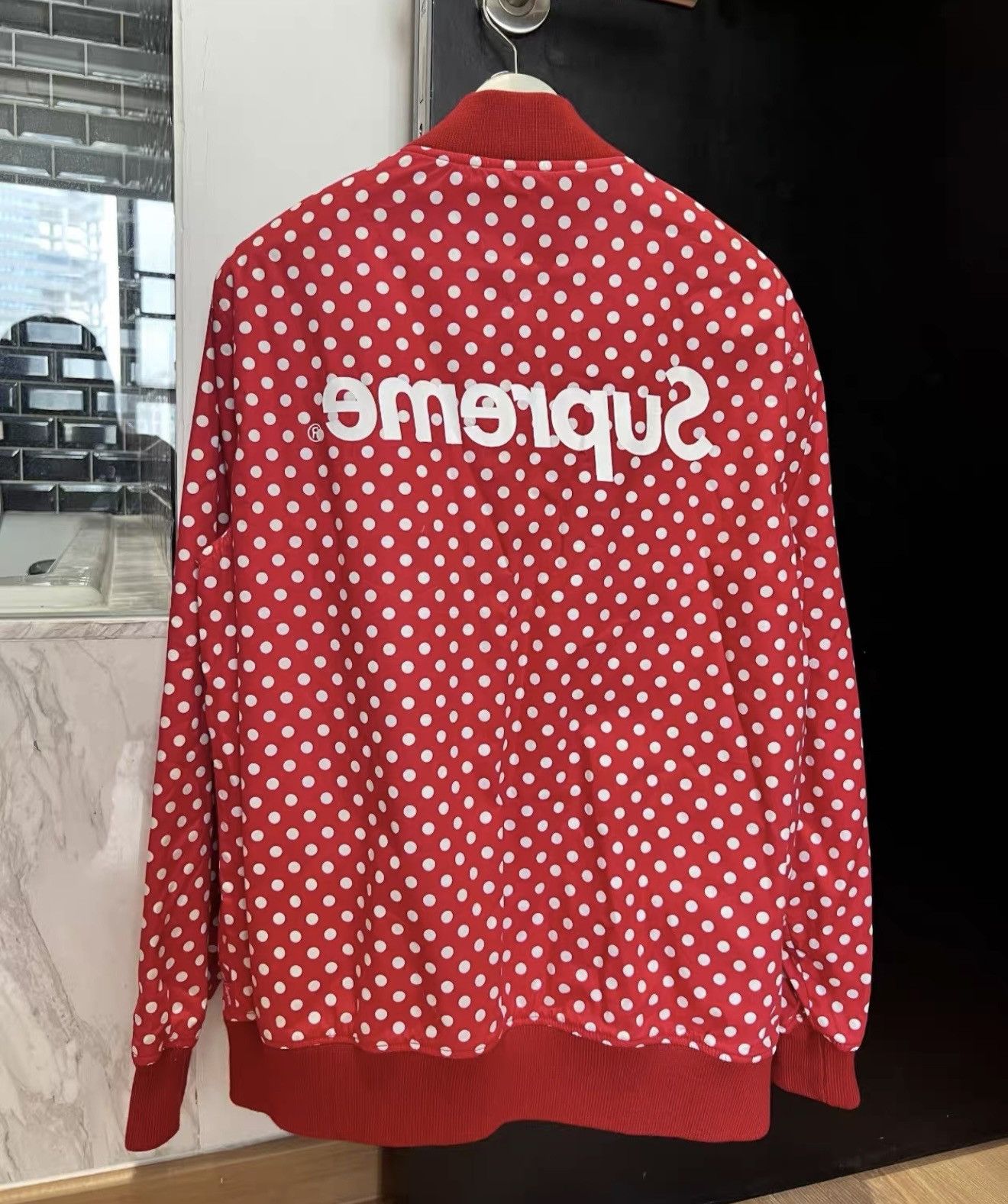 Comme des Garcons Supreme cdg shirt reversible varsity bomber Jacket Size US L / EU 52-54 / 3 - 1 Thumbnail