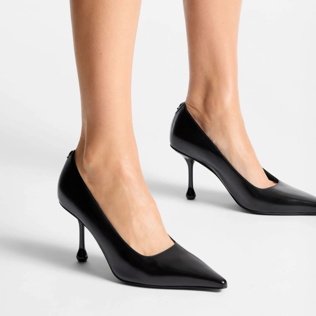 Jimmy Choo o1s22i1n1024 Nappa Leather Pumps in Black Size US 6 / IT 36 - 2 Thumbnail