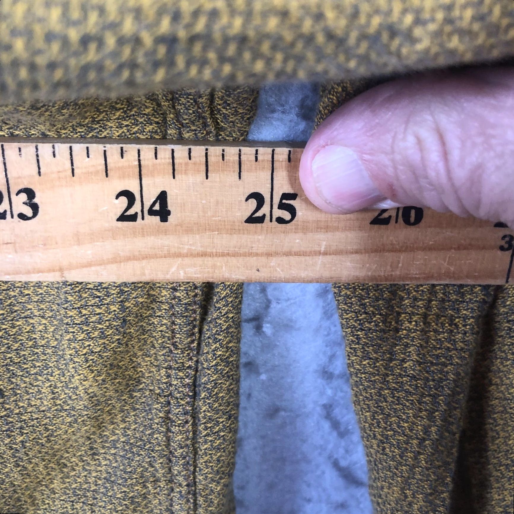 Vintage 32 Bar Blues Shirt Mens XL Gold Textured Woven Long Sleeve Button Front Casual Size US XL / EU 56 / 4 - 3 Thumbnail