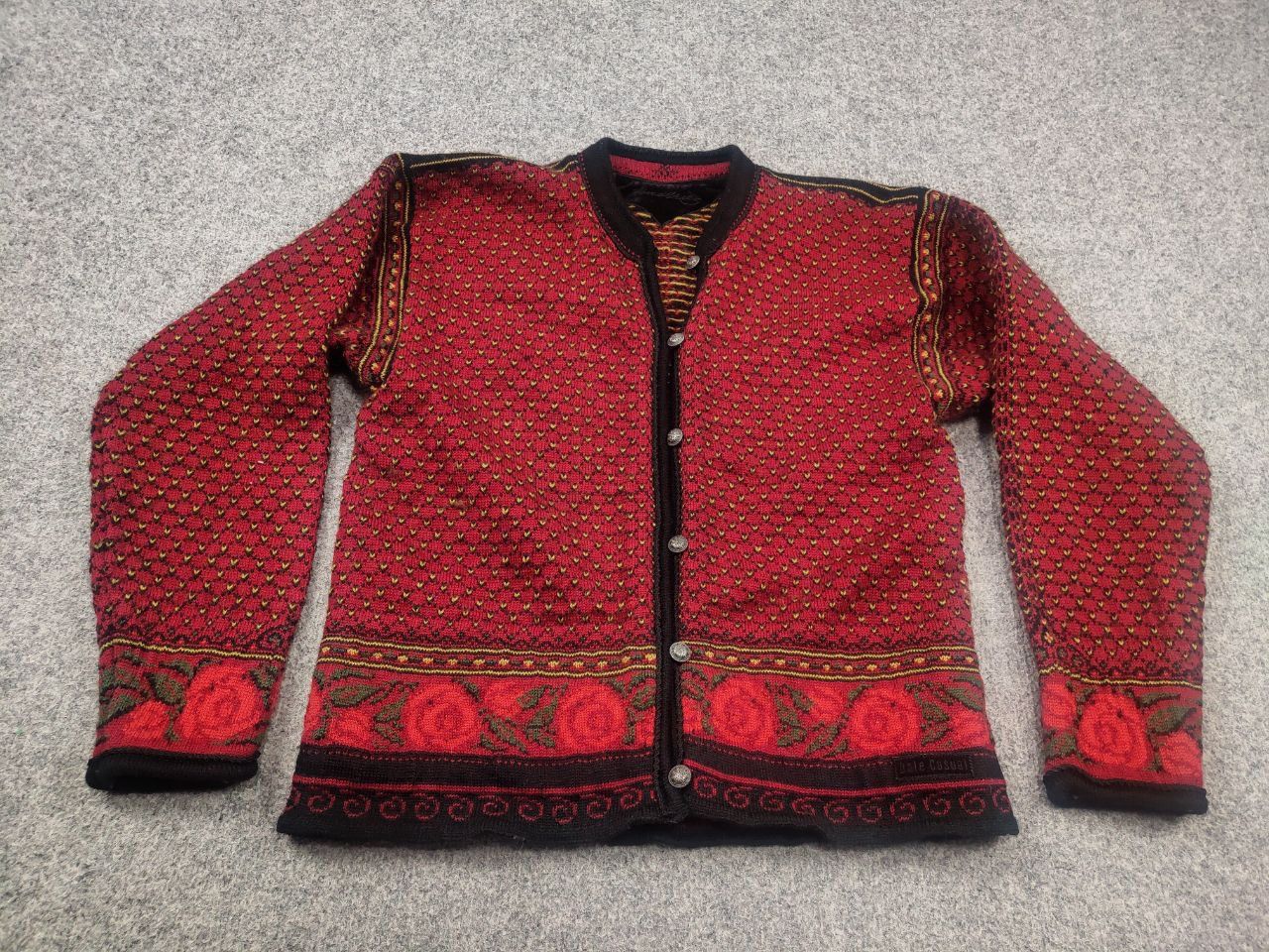 Dale Of Norway Vintage Dale of Norway Wool cardigan pattern button Sweater Size M / US 6-8 / IT 42-44 - 3 Thumbnail