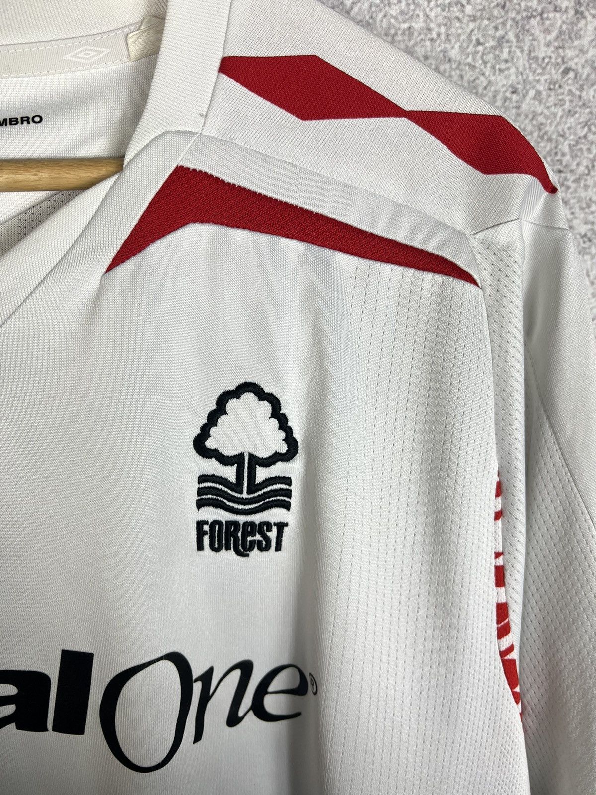 Umbro Umbro Nottingham Forest 2007-08 Away Soccer Jersey Shirt Size US XL / EU 56 / 4 - 3 Thumbnail