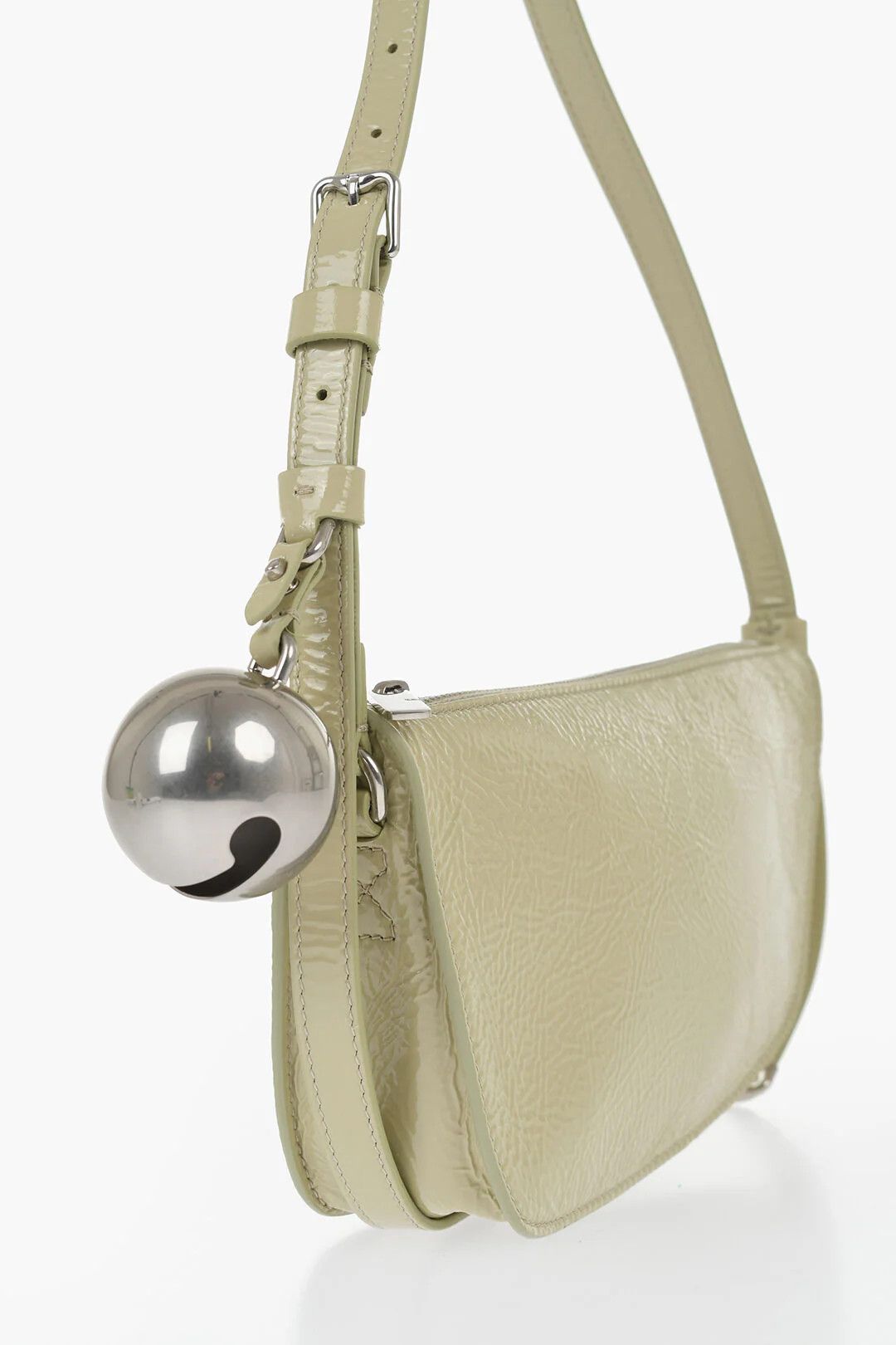 Burberry og1mm0426 Size: OS / Patent Leather Shoulder Bag in Beige Size ONE SIZE - 2 Thumbnail