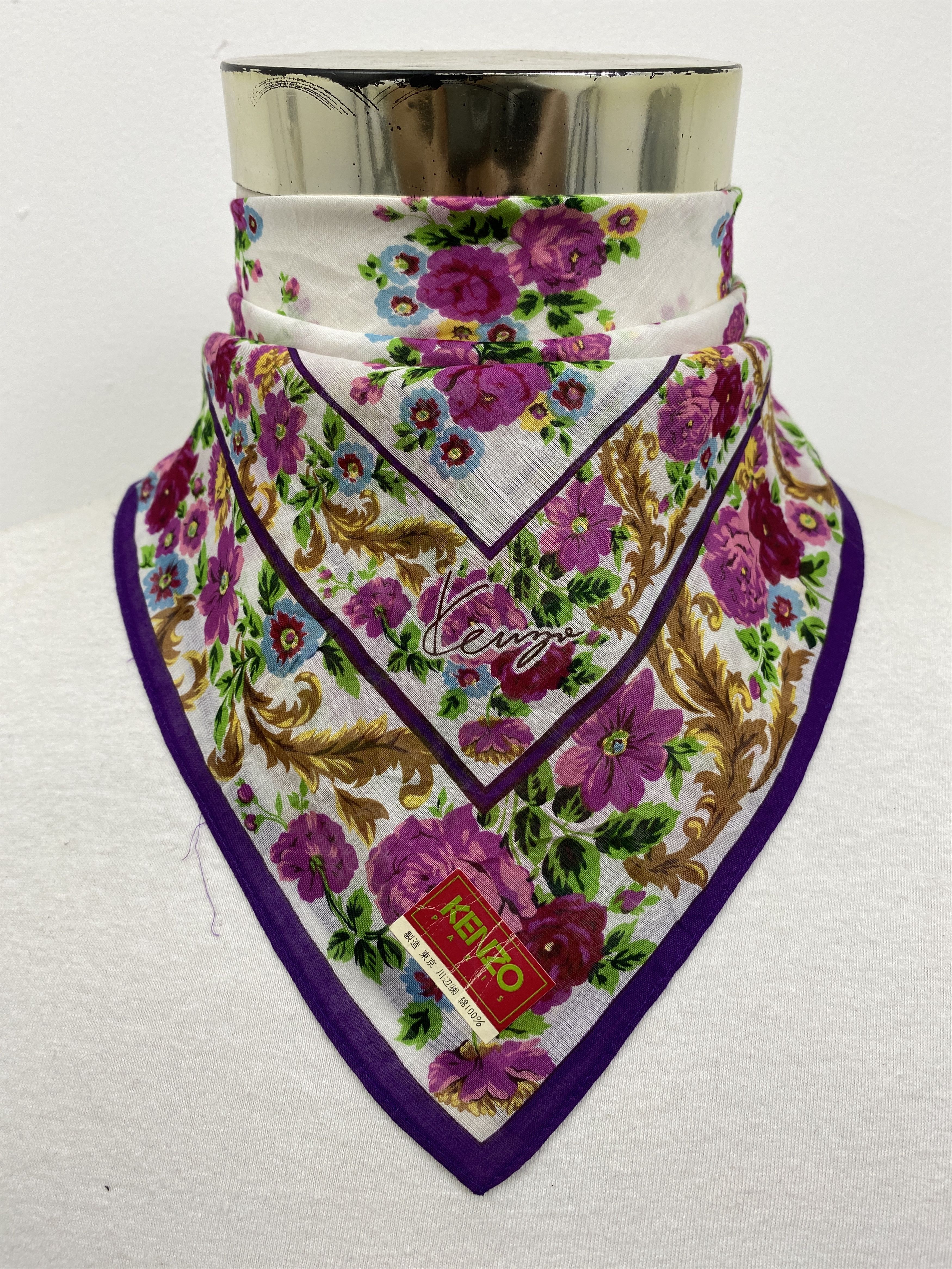 Kenzo Kenzo Handkerchief / Neckerchief / Bandana HKC0602 Size ONE SIZE - 2 Thumbnail
