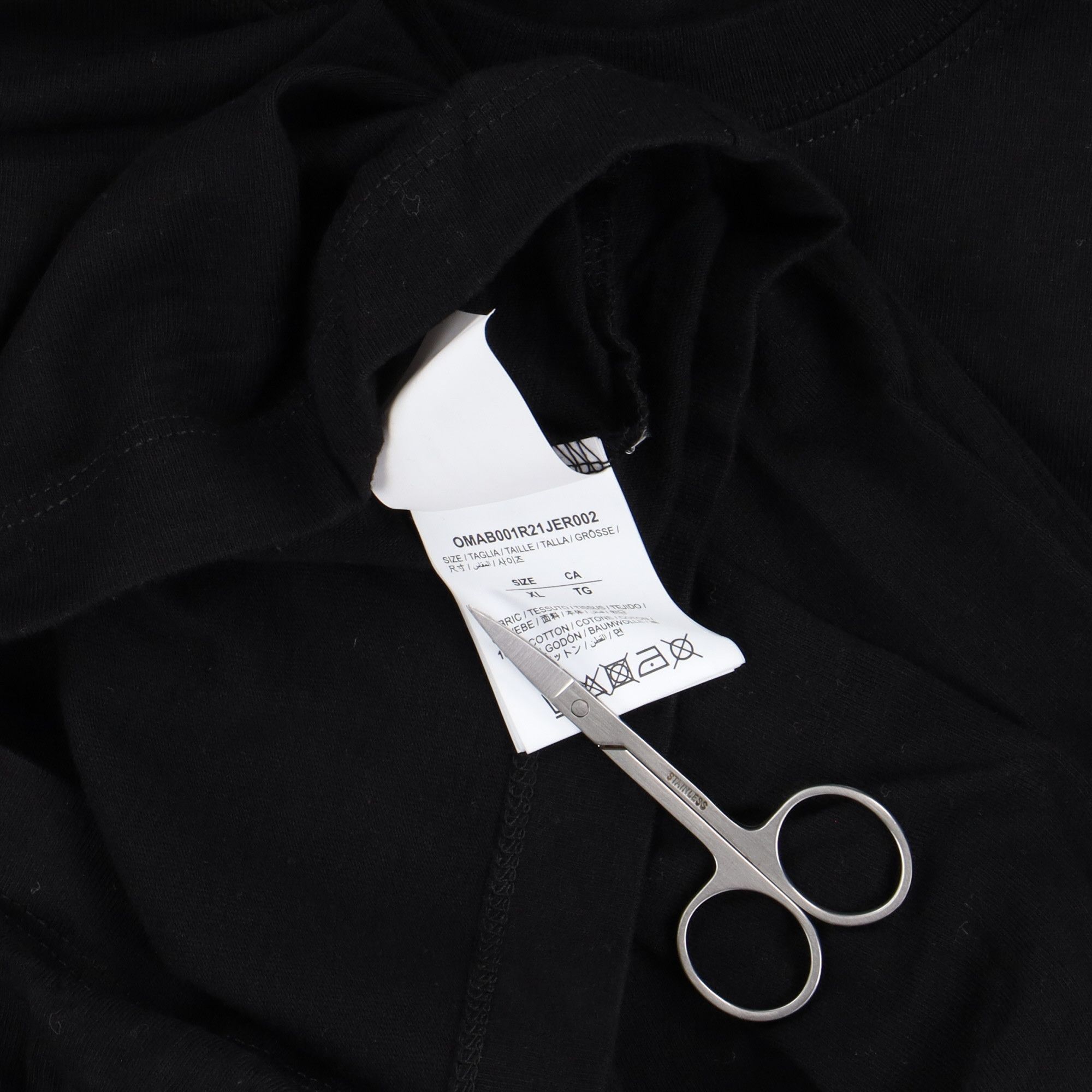 Off-White Black Mona Lisa Arrows Long Sleeve T-shirt Size S / US 4 / IT 40 - 7 Thumbnail