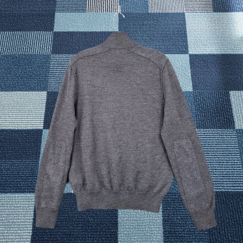 Banana Republic Banana Republic Sweater Mens M Gray Wool Pullover Knit Long Sleeve Mock Neck Button Front Casual Knitwear Regular Size M Mens Size US M / EU 48-50 / 2 - 1 Thumbnail