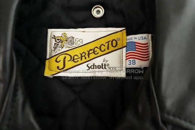 Schott Schott Cable-stayed leather jacket, classic Size US M / EU 48-50 / 2 - 5 Thumbnail