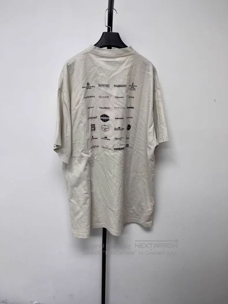Balenciaga Balenciaga Alphabet Logo Printed Crew Neck Short Sleeve T- Size US L / EU 52-54 / 3 - 2 Thumbnail