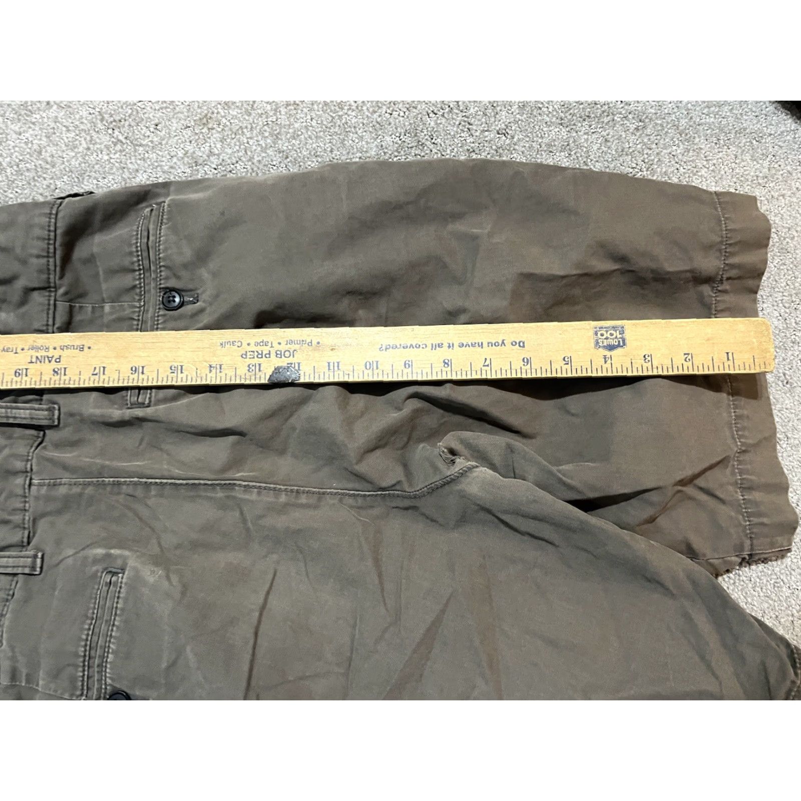 Gap GAP Men's Stretch Chino Shorts Size 34 Brown Comfort Stretch Waistband Classic Casual Size US 34 / EU 50 - 4 Thumbnail
