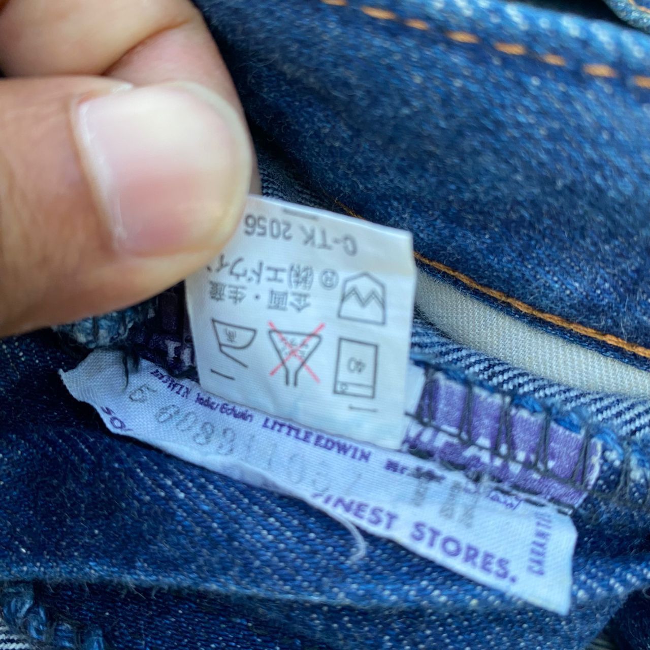 Japanese Brand Vintage 80s Edwin Western Denim Jeans Size US 30 / EU 46 - 21 Thumbnail