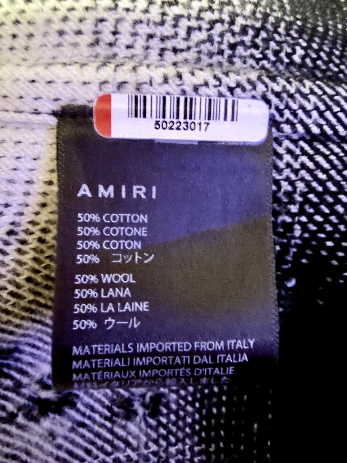 Amiri AMIRI Distressed Plaid Flannel Overshirt Raw Hem Size L Size US L / EU 52-54 / 3 - 5 Thumbnail