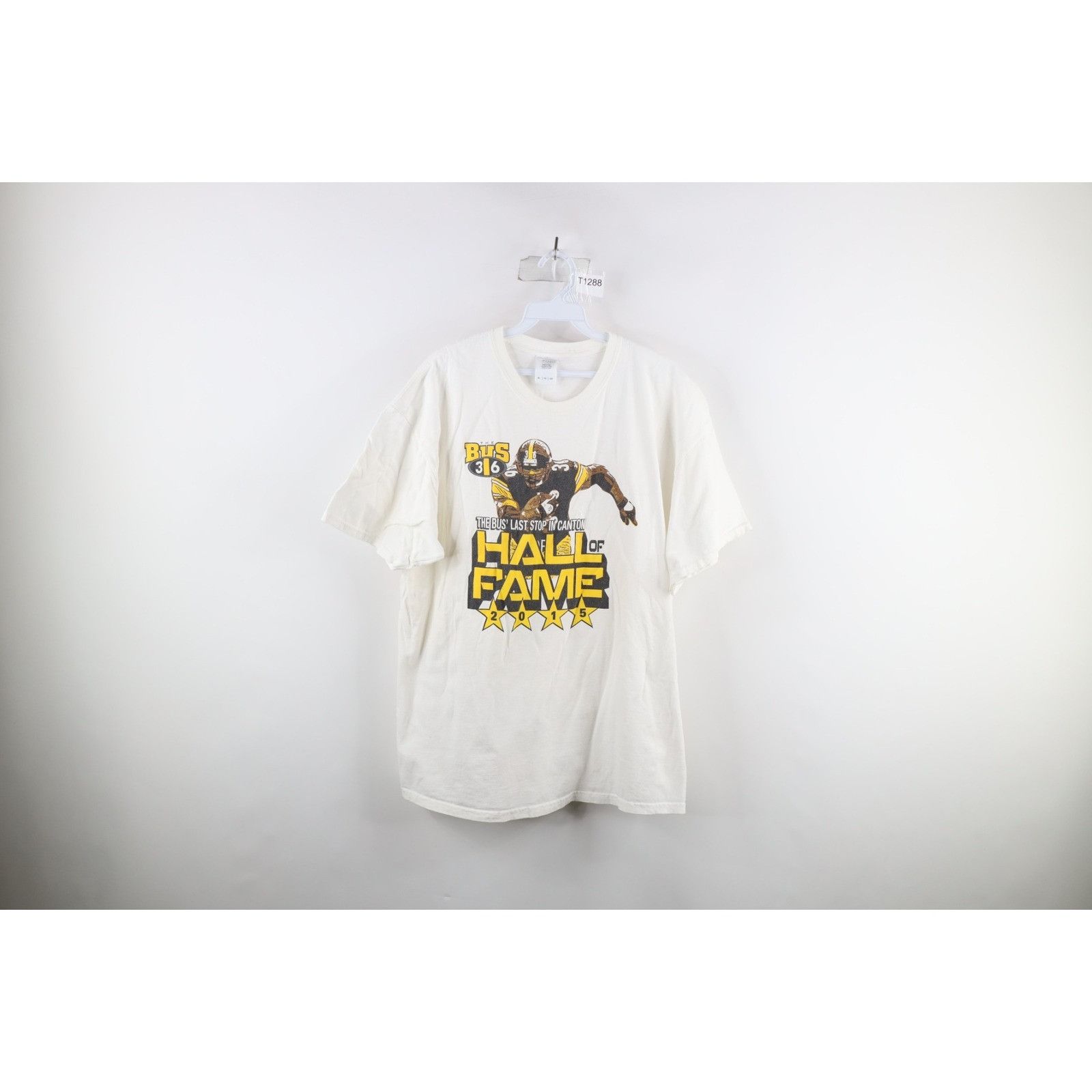 Vintage Vintage Y2K 2015 Jerome Bettis Pittsburgh Steelers T-Shirt Size US XL / EU 56 / 4 - 1 Thumbnail