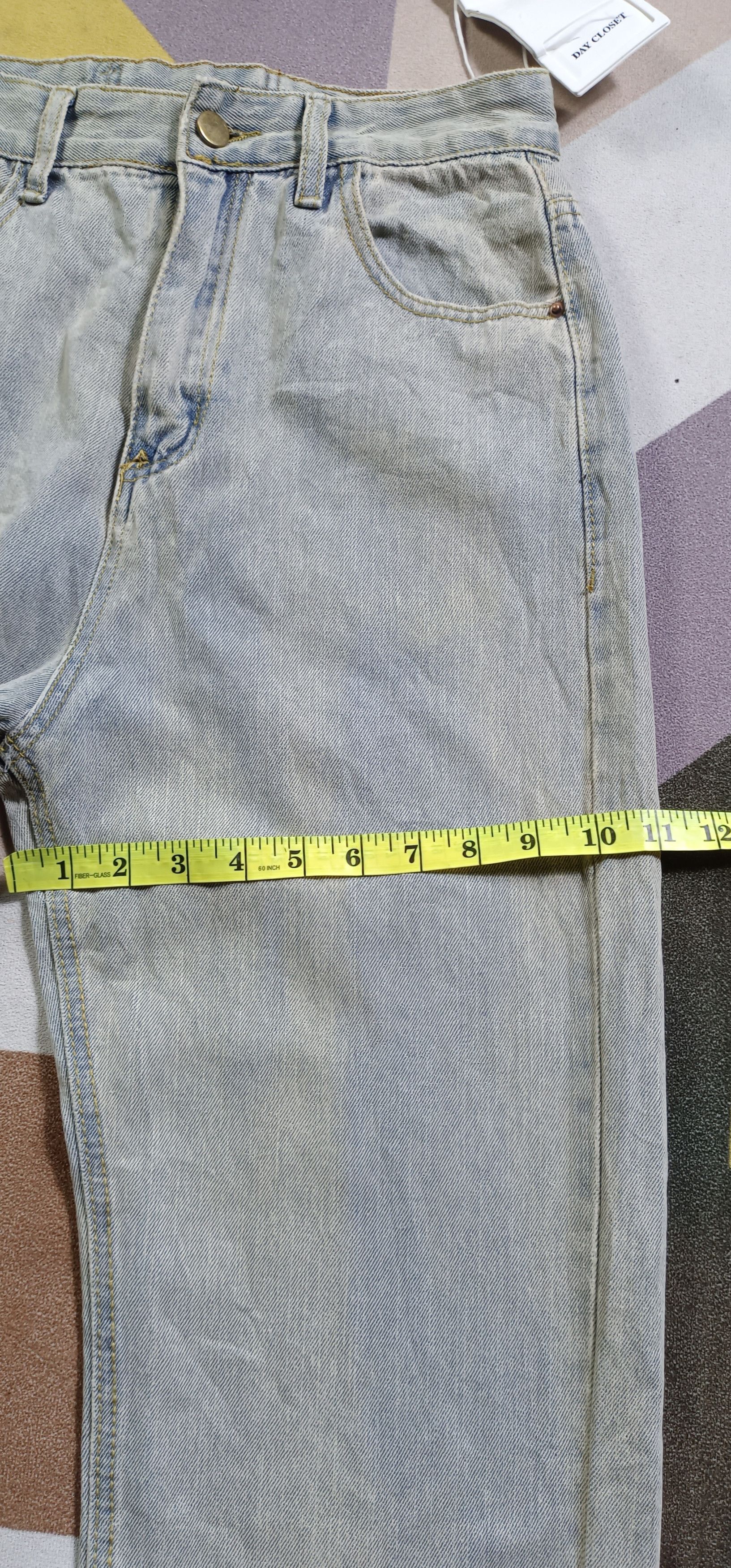 Japanese Brand Vintage🔥Day Closet Baggie Distressed Denim Size US 28 / EU 44 - 15 Thumbnail