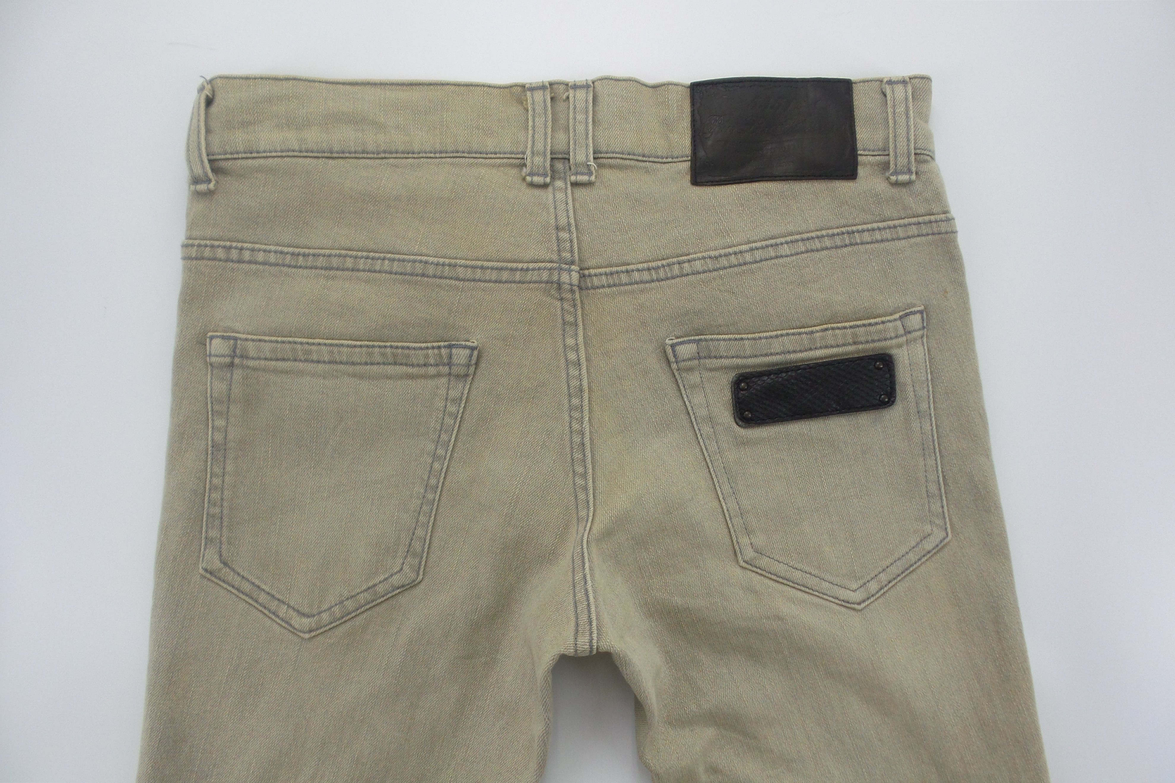 5351 POUR LES HOMMES 5351 Pour Les Hommes Gray Flare Button Fly Jeans W16xL42.5 Size US 32 / EU 48 - 11 Thumbnail