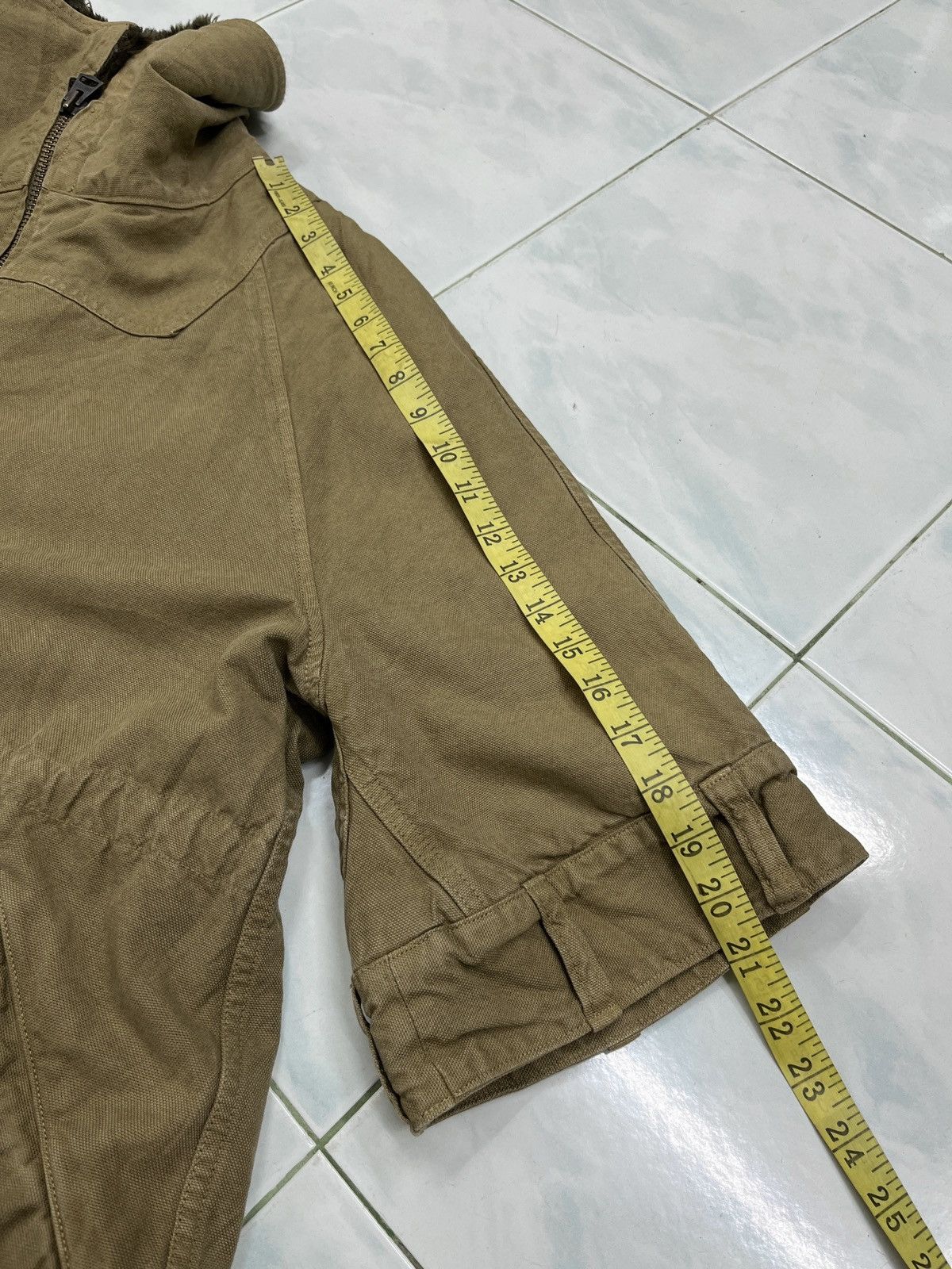 Kapital Kountry 🔥🔥🔥ARCHIVE VINTAGE KAPITAL MILITARY CROPPED FUR LINED PARKA Size US XS / EU 42 / 0 - 16 Thumbnail