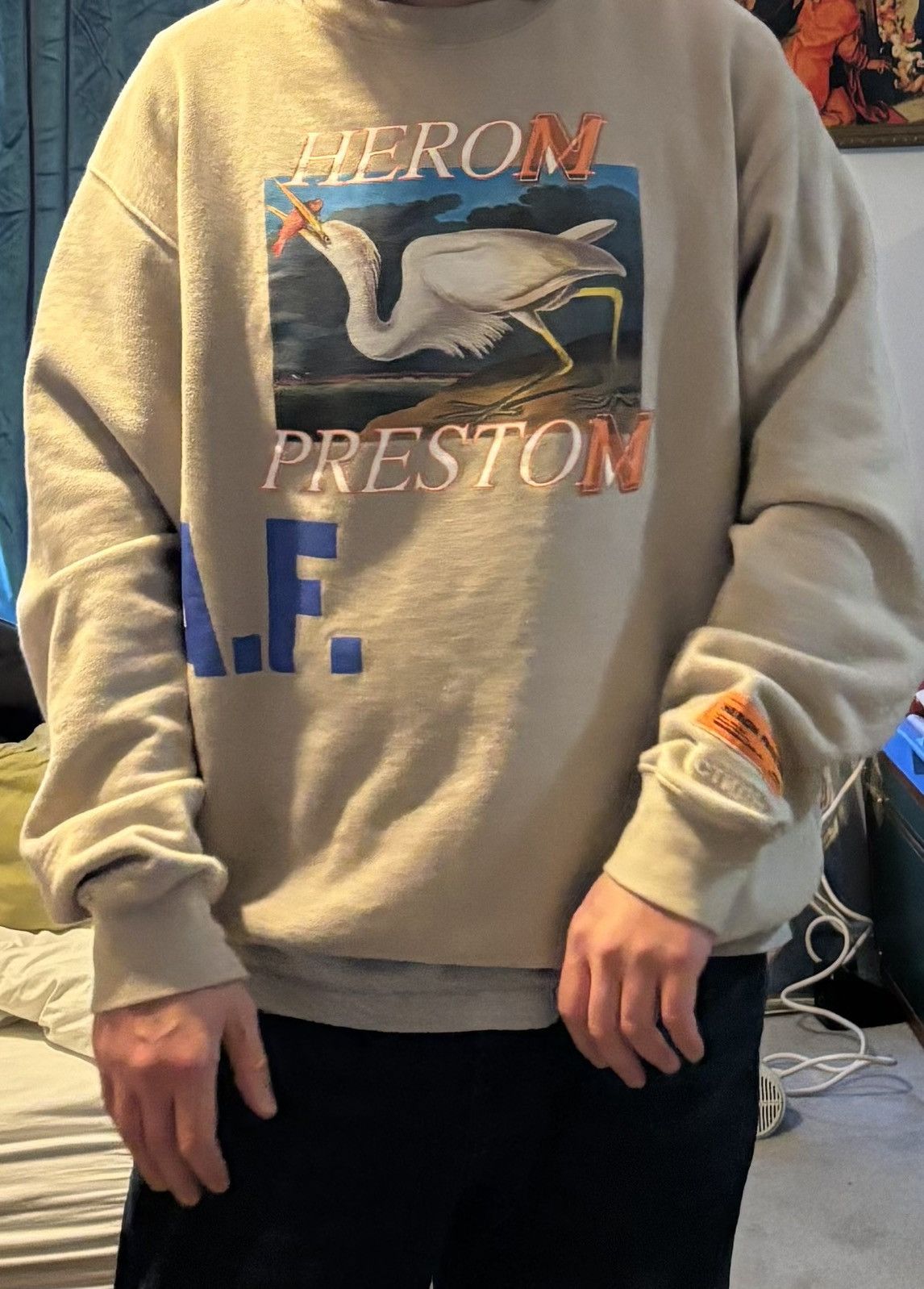 Heron Preston Heron Preston Authorized Fakes Misprint Sweatshirt Size US L / EU 52-54 / 3 - 1 Thumbnail