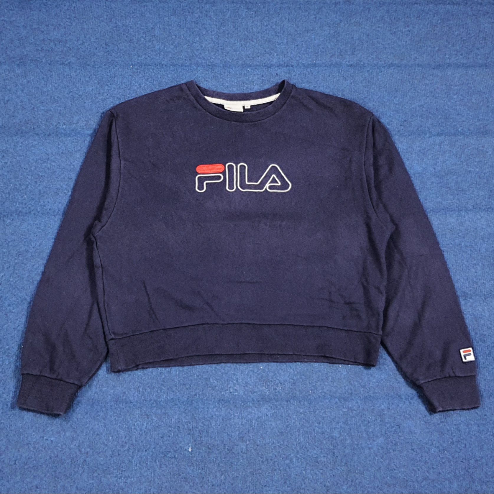 Fila Vintage FILA Sports Crop Top Sweatshirt C282N3 Size M / US 6-8 / IT 42-44 - 1 Thumbnail