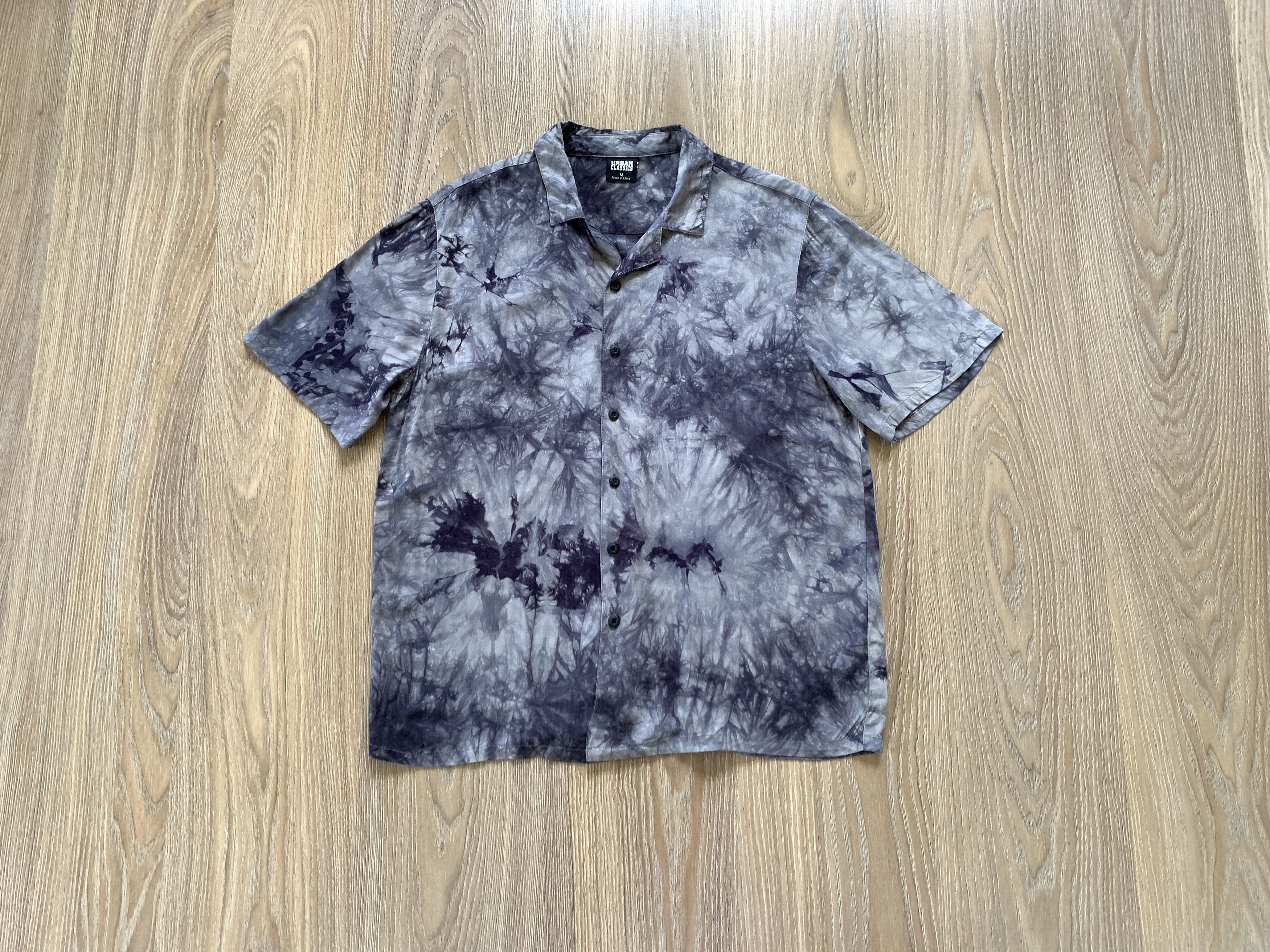 Urban Classics Urban Classics Tie Dye Printed Hawaiian Shirt Size US M / EU 48-50 / 2 - 1 Thumbnail