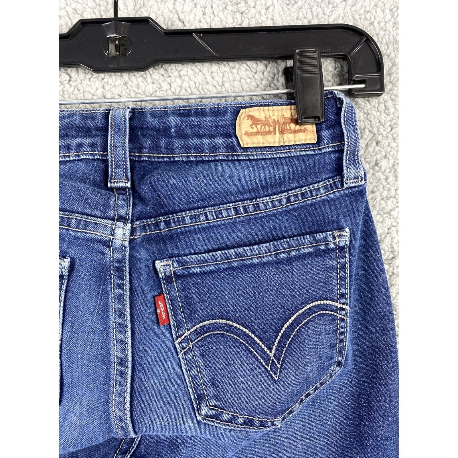 Zara Levi’s Zara Jeans Skinny Ankle Jeans Women Size 2 Mid Rise Dark Wash Denim Black Blue/ 31-28 Slim Stretch Pocket 5-Pocket Modern Classic Womens Noël Size 26" / US 2 / IT 38 - 7 Thumbnail