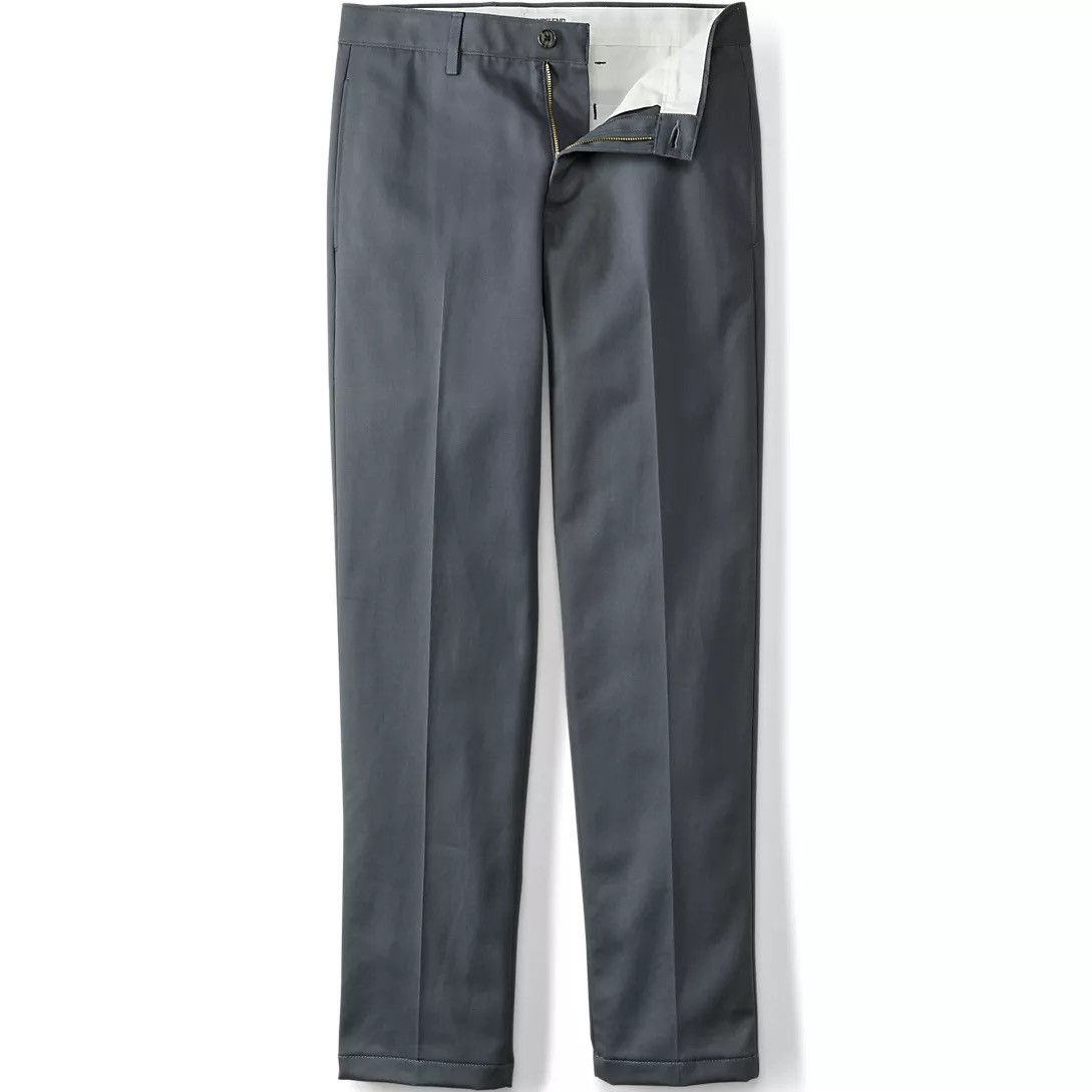 Lands' End Lands End No Iron Tailored Chino Pants Size US 37 - 6 Thumbnail