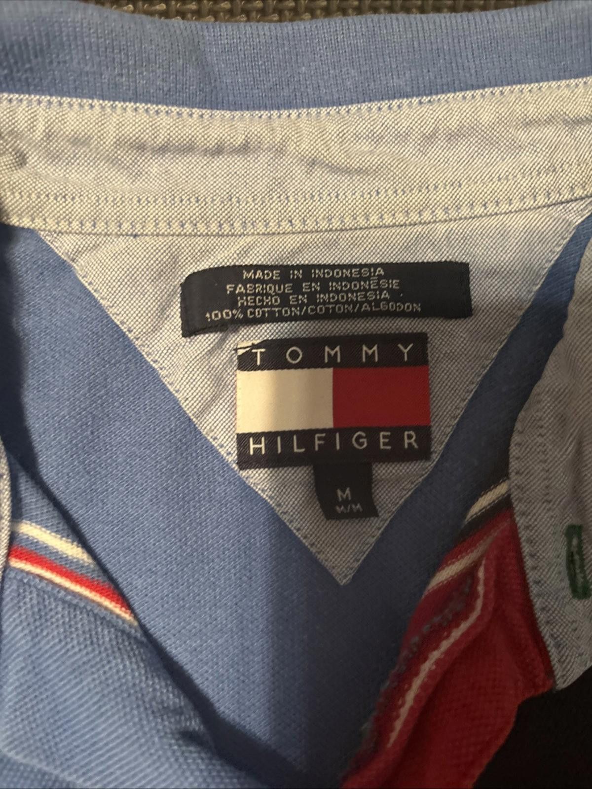Tommy Hilfiger Vintage Tommy Hilfiger Shirt Men Medium Vertical Striped red Size US M / EU 48-50 / 2 - 2 Thumbnail