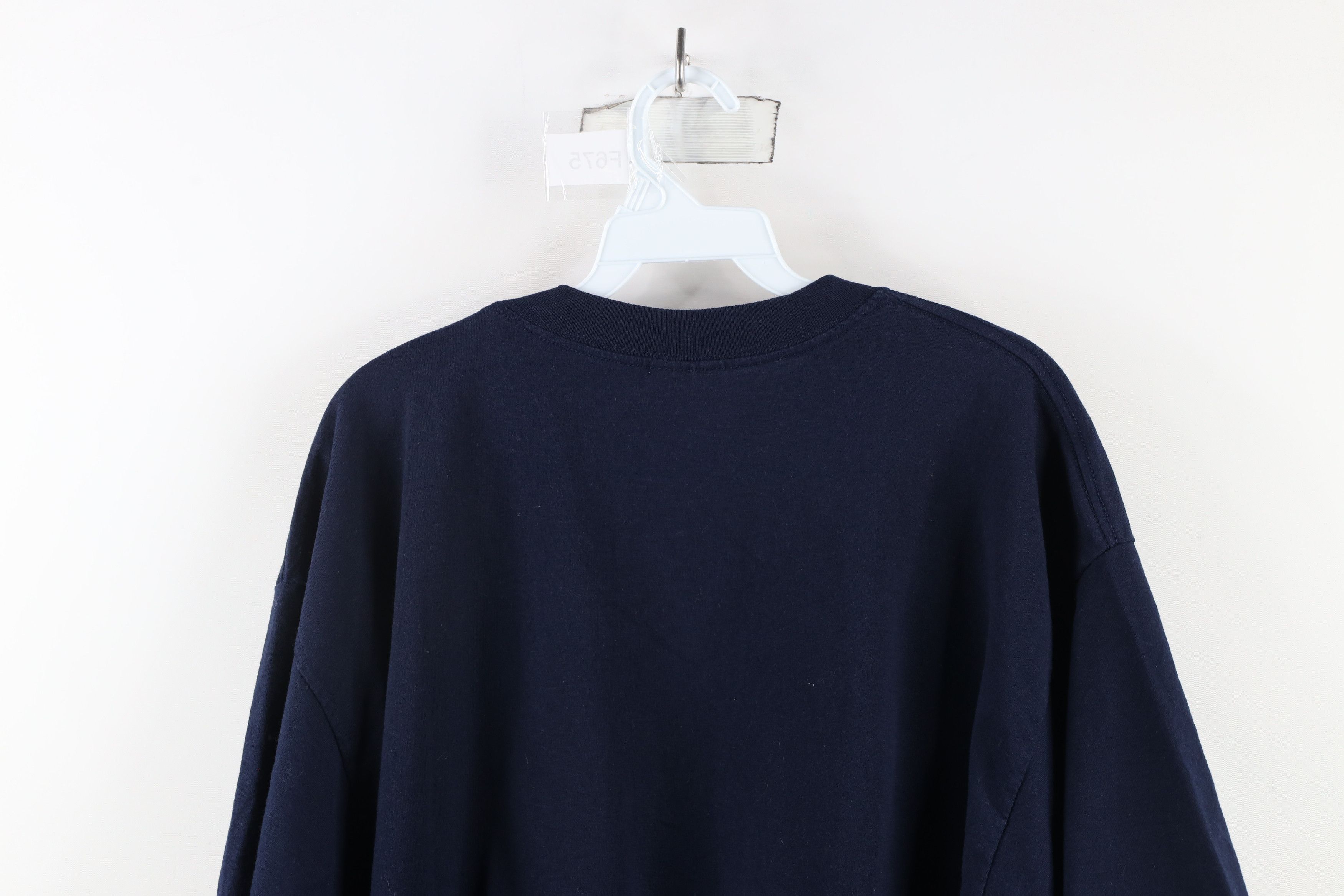 Gildan × Vintage Vintage 90s Gildan Out Label Tag Short Sleeve T-Shirt Blue Size US XL / EU 56 / 4 - 7 Thumbnail